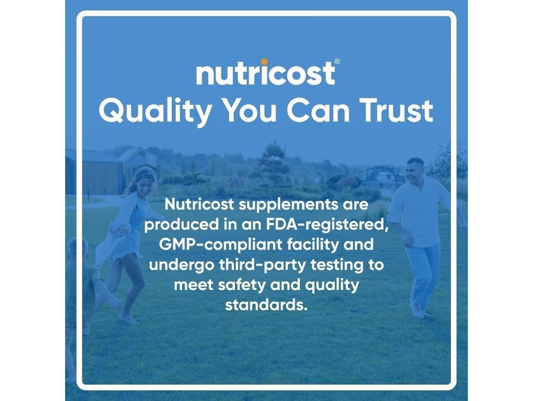 Nutricost Magnesium Glycinate (Bisglycinate) 210mg 180 Capsules Non-GMO