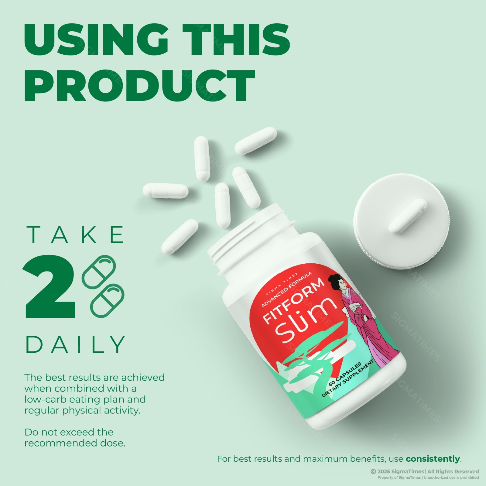 Fitform Slim Capsules – Weight Loss Support, Metabolism & Energy Pills – 5 Pack