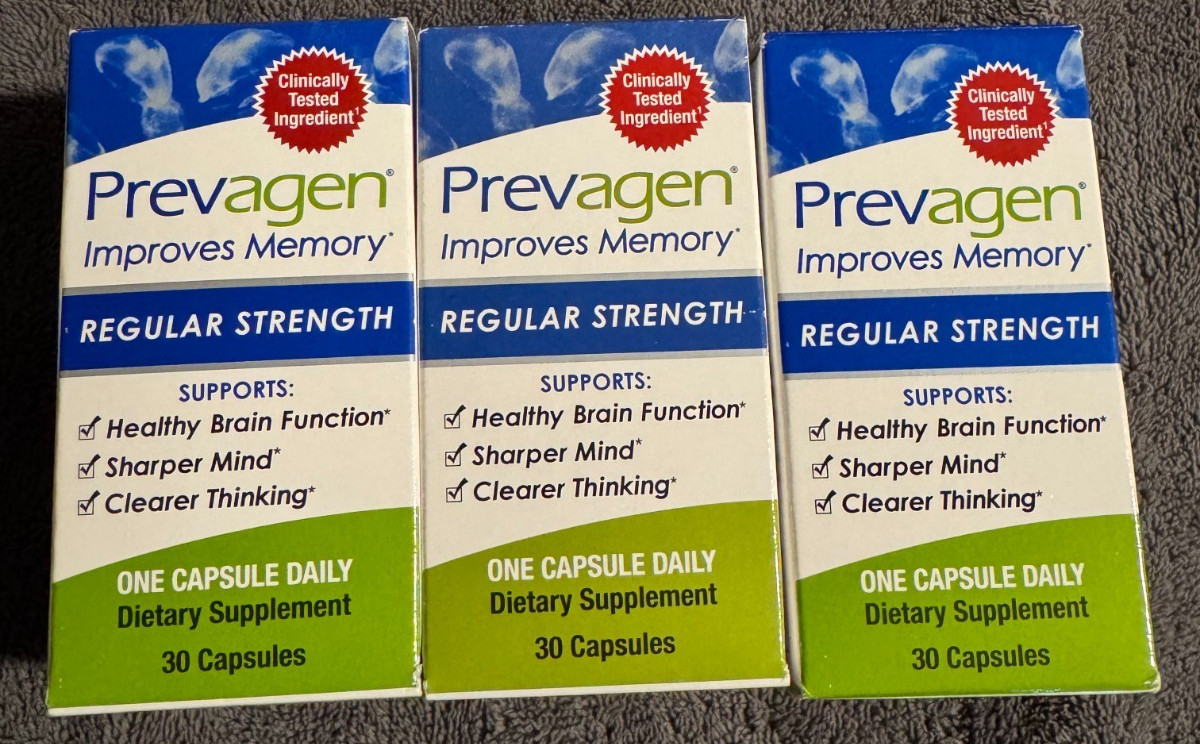 Lot Of 3 Sealed Genuine Prevagen Regular Strength 30×3 90 Capsules