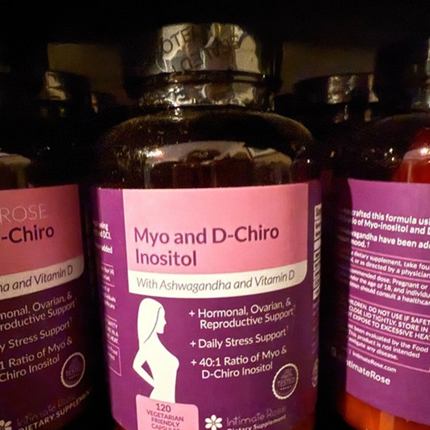 Myo-Inositol D-Chiro Inositol Hormone Balance and Healthy Ovarian-120 Capsule