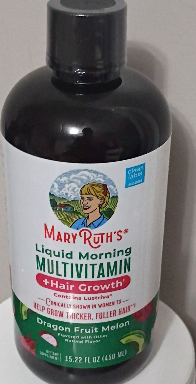 MaryRuth’s Liquid Multivitamin Hair Growth Dragon Fruit Melon 15.22 fl oz