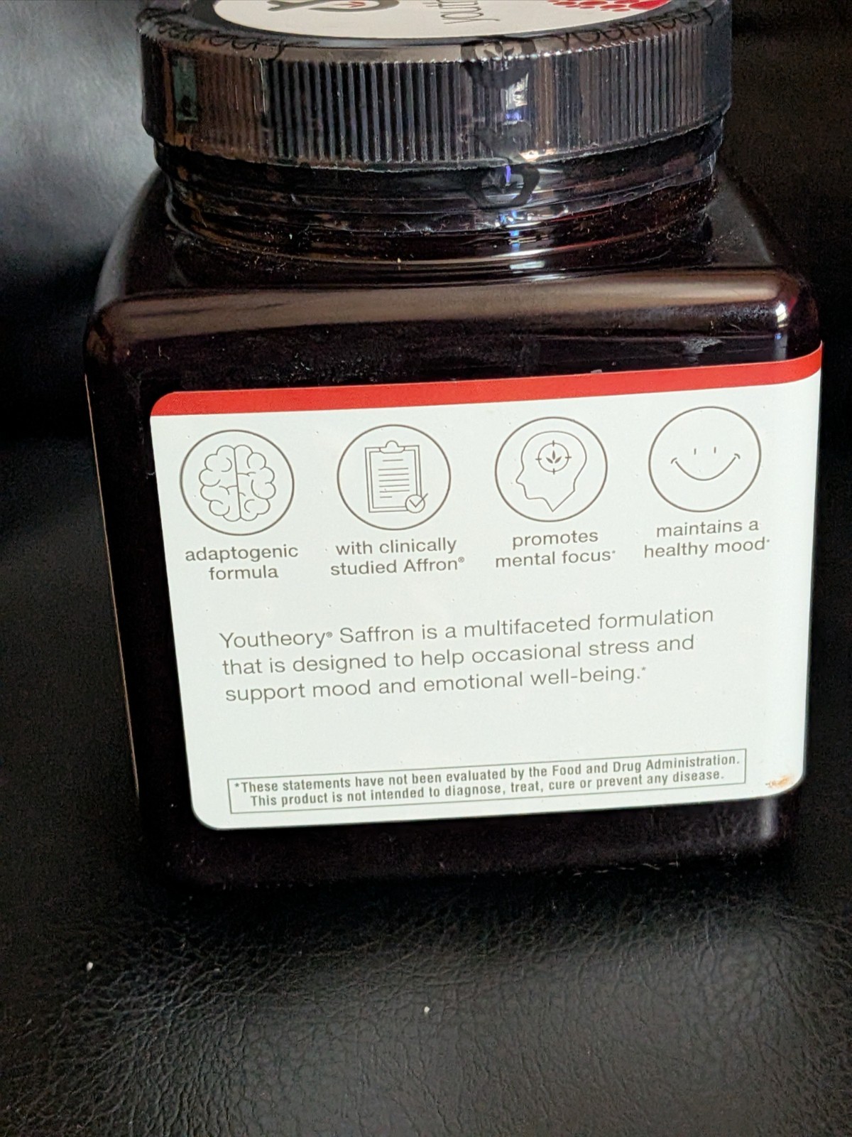 Youtheory Saffron 60 Veg Capsules Mood Stress Focus AshwagandhaRhodiola Exp10/27