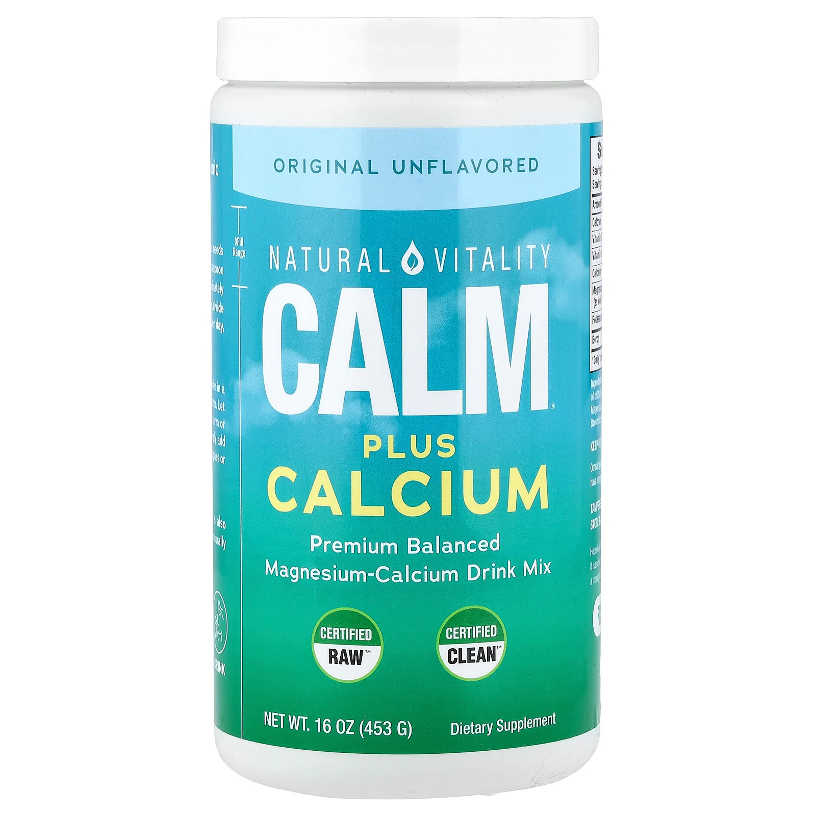 2 X Natural Vitality, CALM�, Plus Calcium, Magnesium-Calcium Drink Mix, Origina