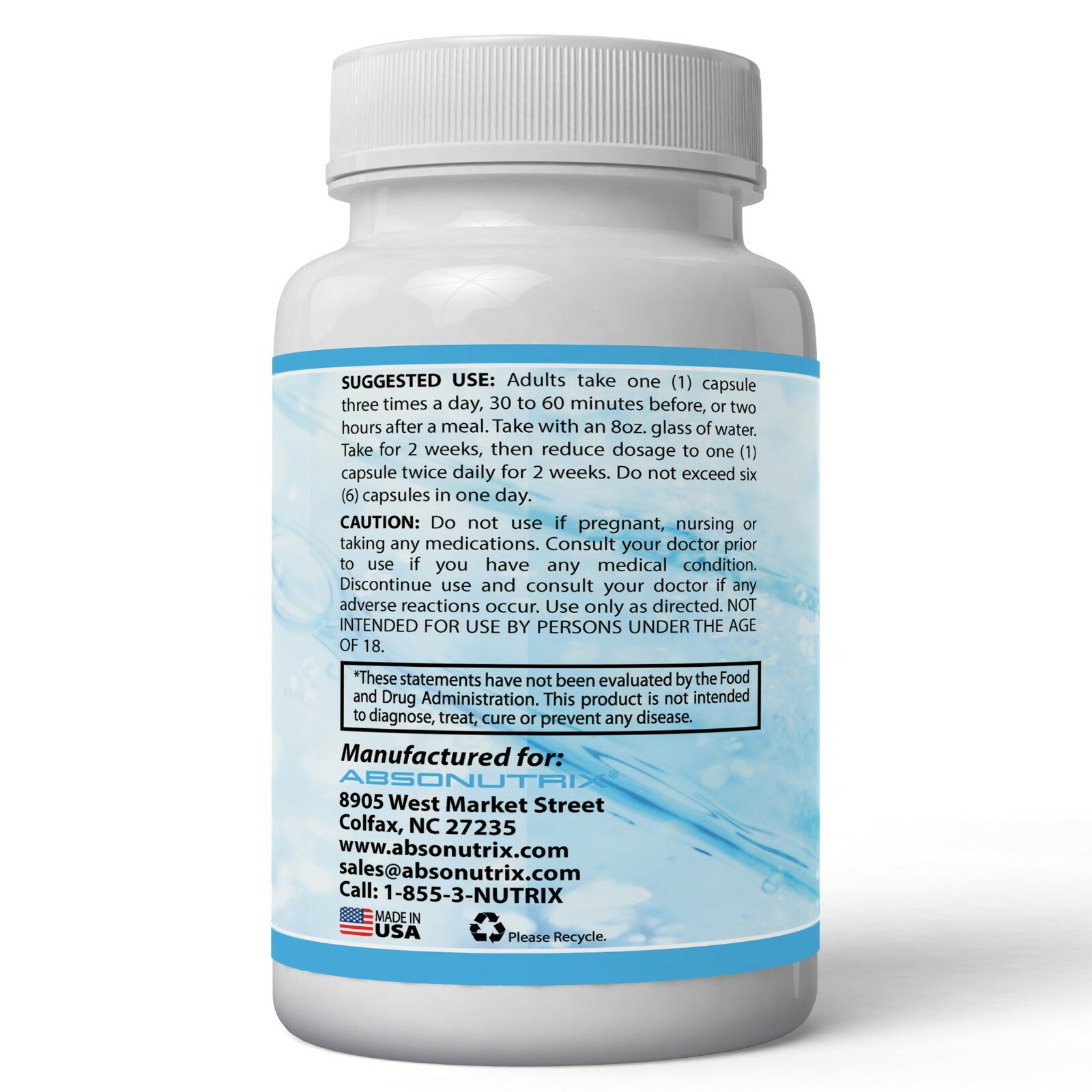 Absonutrix Serrapeptase Enzyme 125000SPU 4floz and Pills 250000SPU heart health