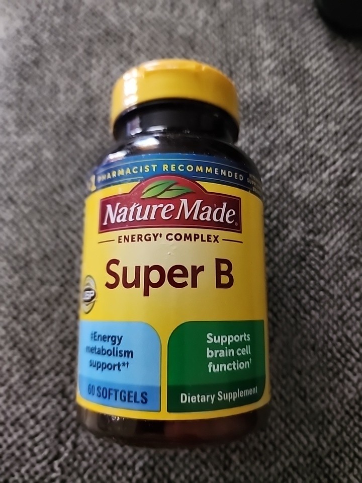 Nature Made Super B Energy Metabolism Support Complex 60 total Softgel 9/2026