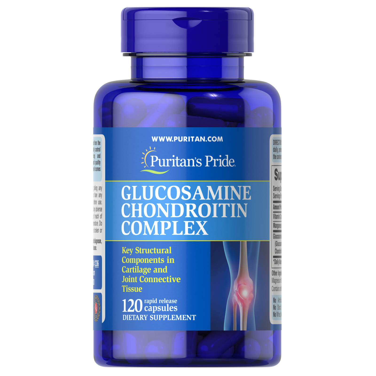 Puritan’s Pride Glucosamine Chondroitin Complex – 120 Capsules