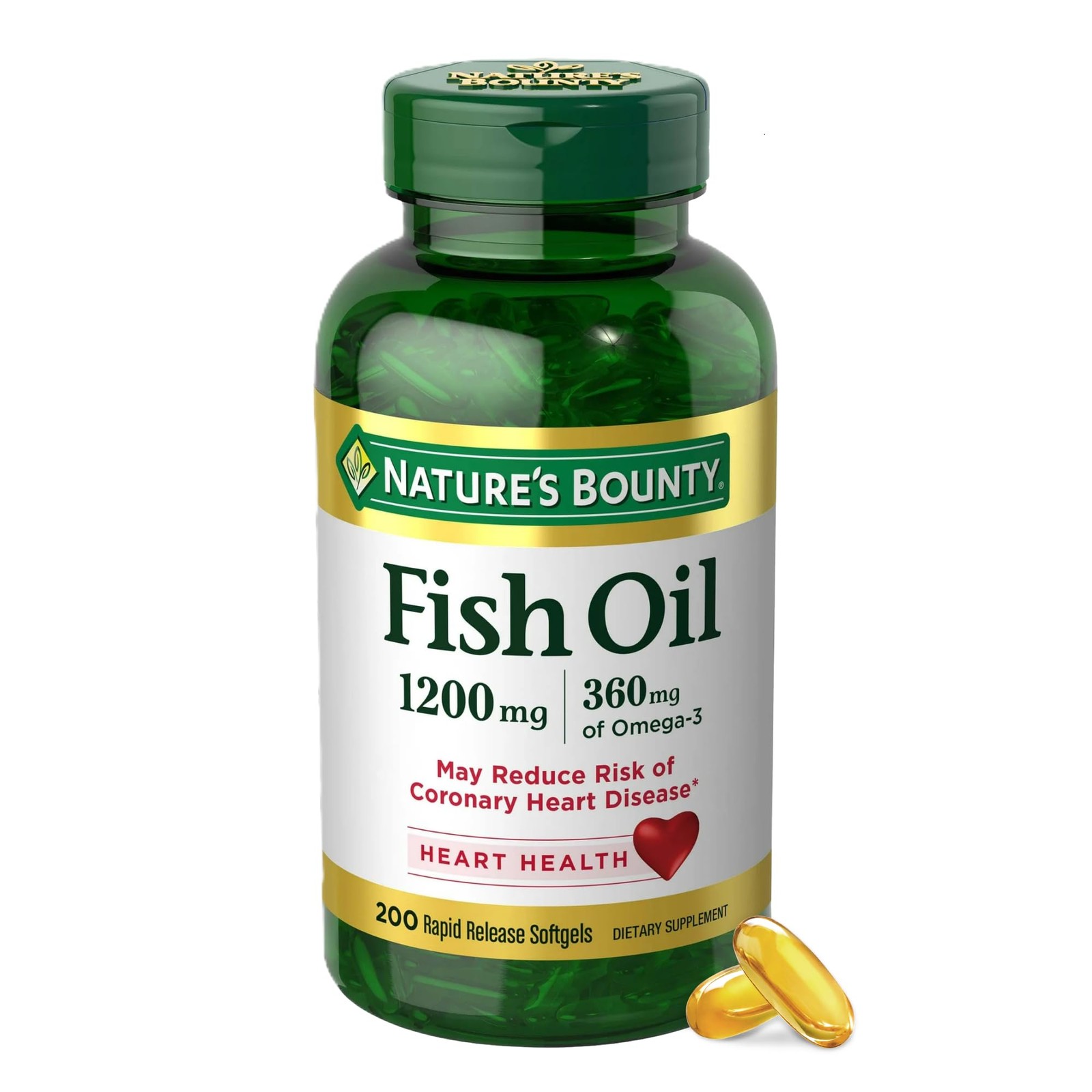 Nature’S Bounty Natures Bounty Fish Oil Omega 3 – Health 1200 Mg Fish Oil
