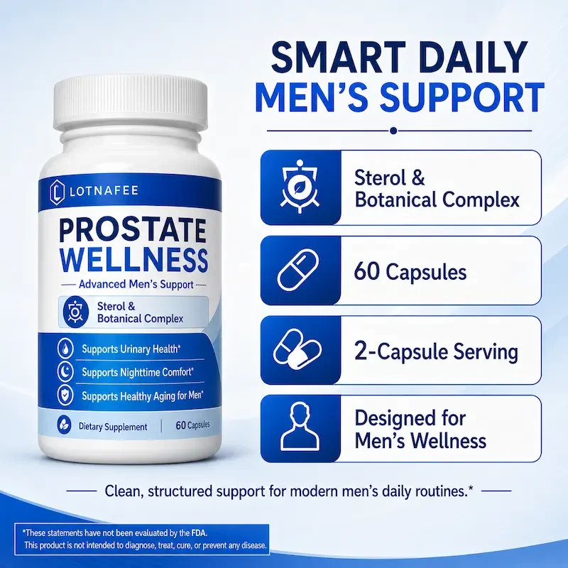 Lotnafee Prostate Wellness – Advanced Men’s Support Supplement – Urinary Health