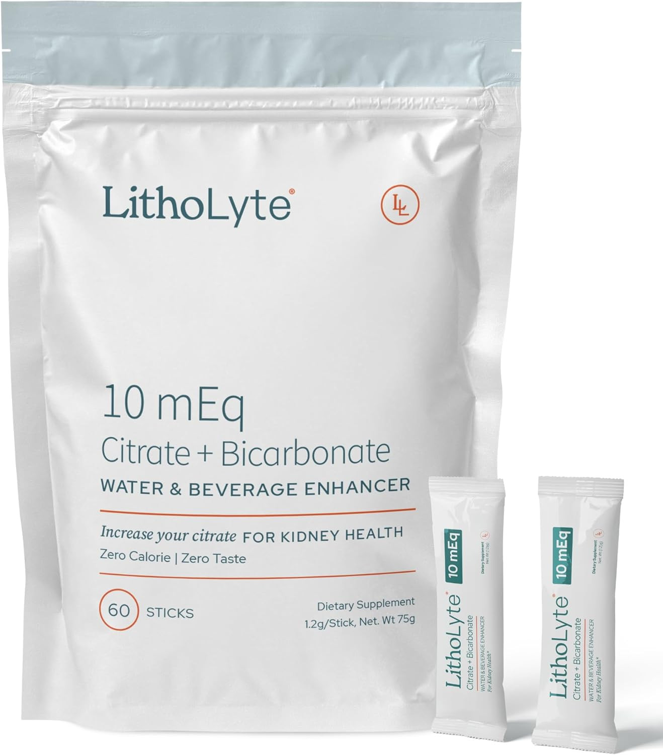 Kidney Health | Water & Beverage Enhancer 10 Meq, Developed by Urologists, 1-…
