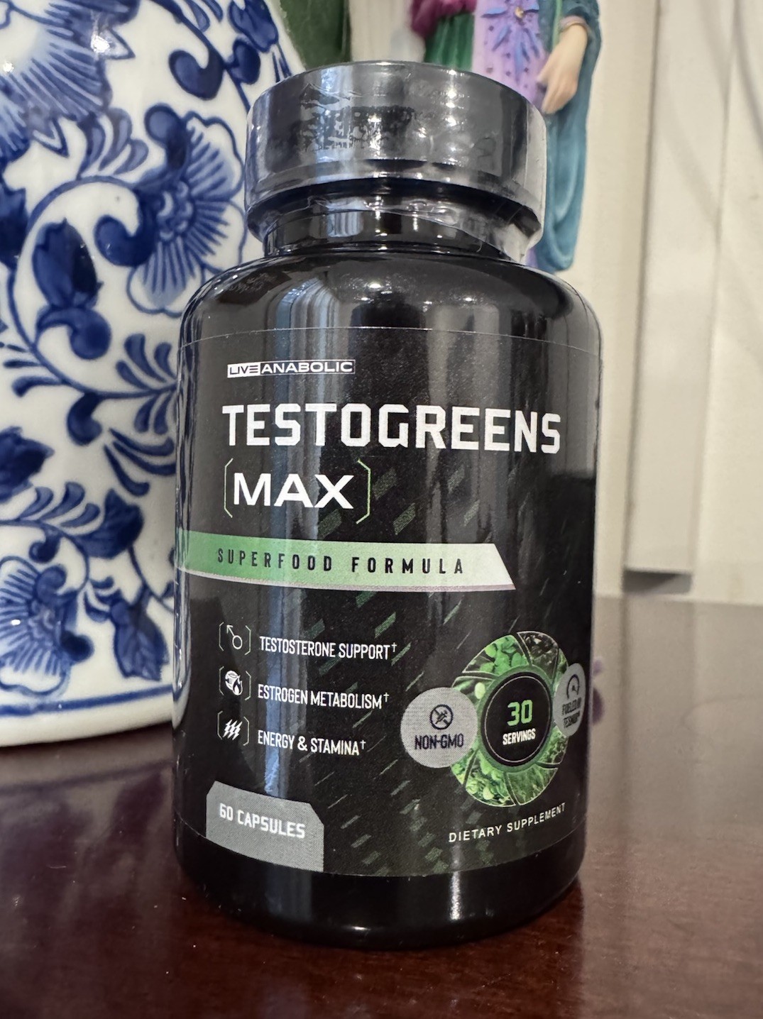 Daily Men’s Greens Supplement – TestoGreens Max Capsules for Enhanced Vitality
