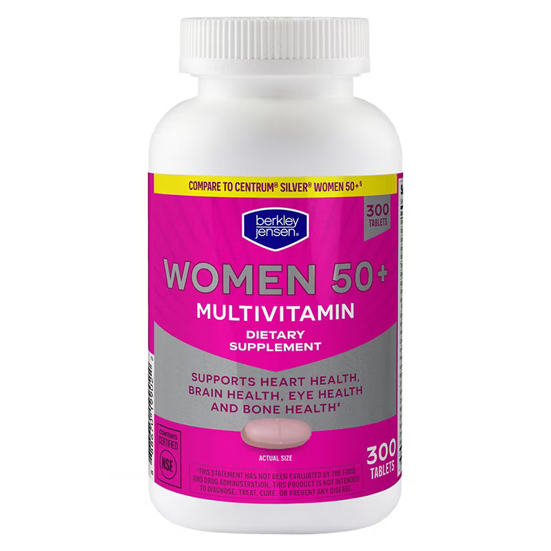 Womens 50+ Multivitamin 300 Tablets Compare to Centrum Silver Women 50+ EXP:8/27