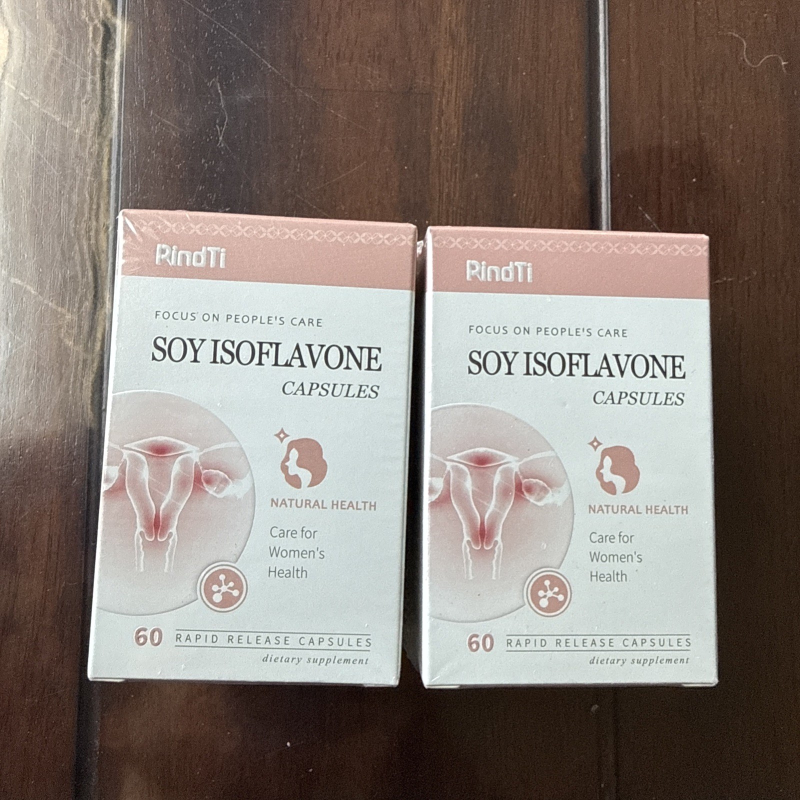 RindTi Soy Isoflavone Capsules designed to support women’s health 120 Capsules