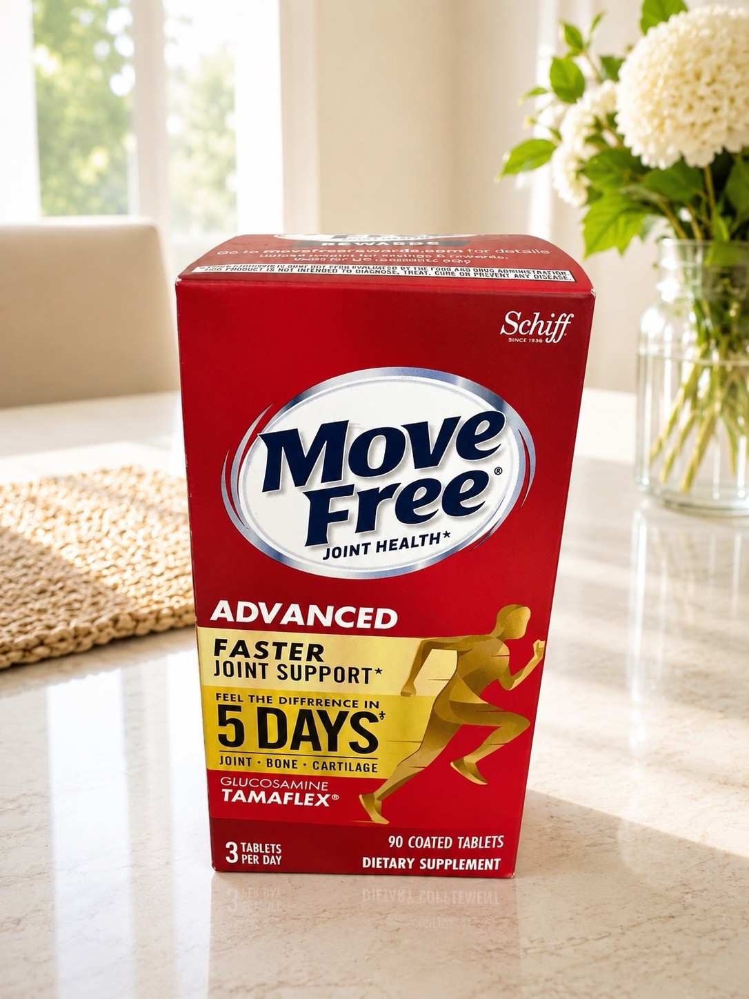 Move Free Advanced 5-Day Joint Support Supt with TamaFlex Exp 1/27