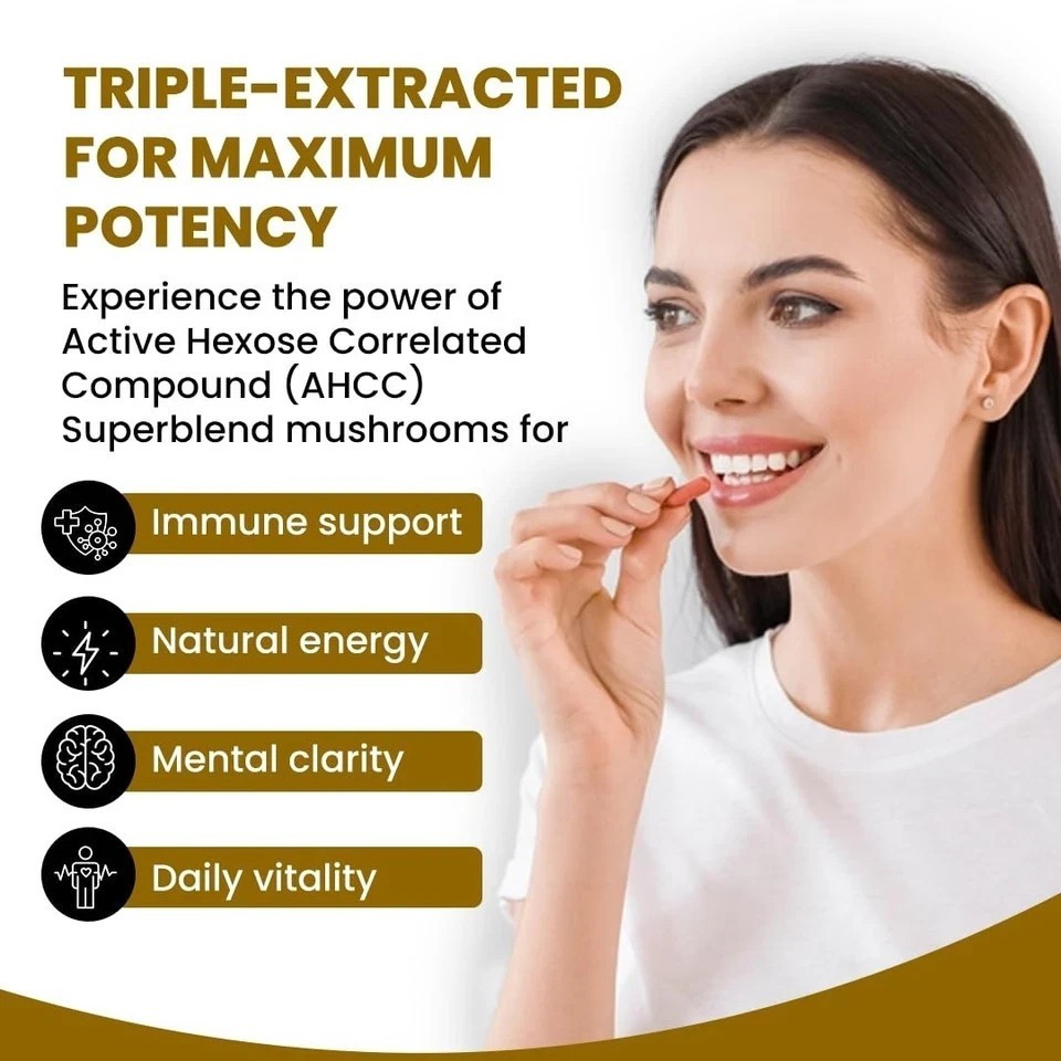 Rooted Active’s Organic Active Hexose Correlated Compound (60 Capsules) g575