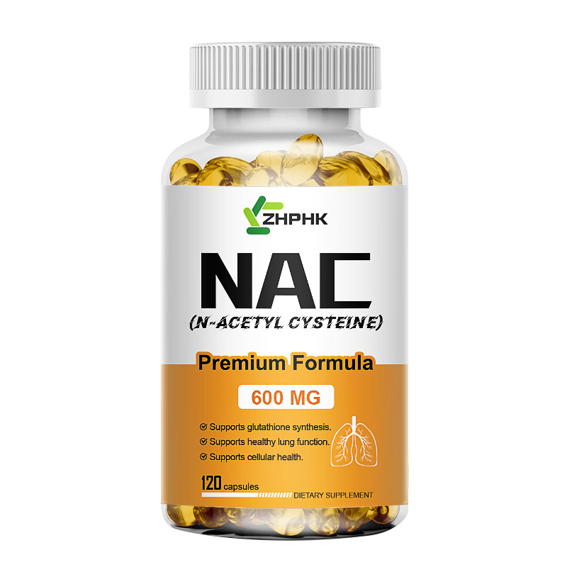 N-Acetyl L-Cysteine (NAC) 600mg, 120 Capsules – Hi Tech Non-GMO & Gluten Free