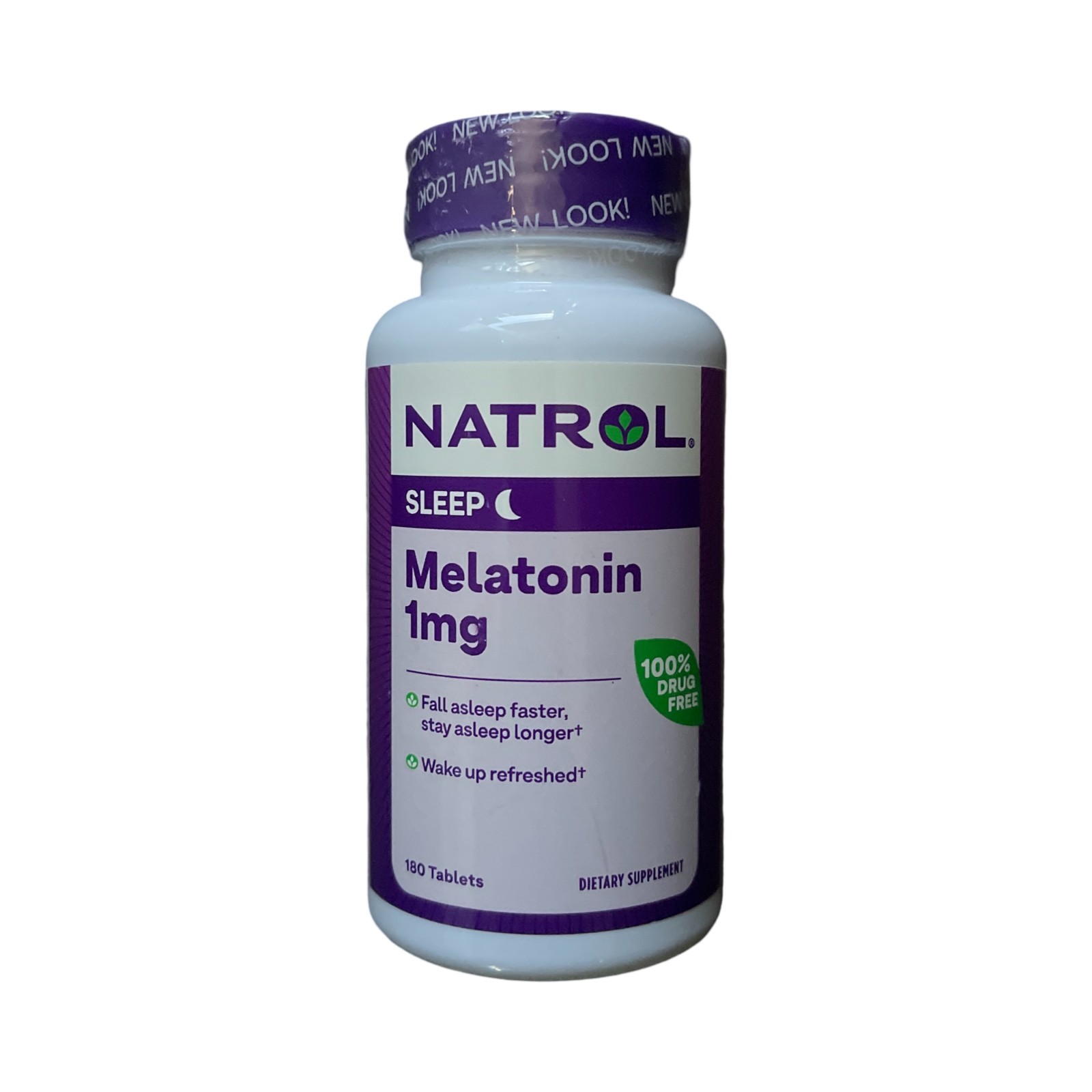 Natrol Sleep 1mg Melatonin Tablets – 180 Tablets Exp 08/26