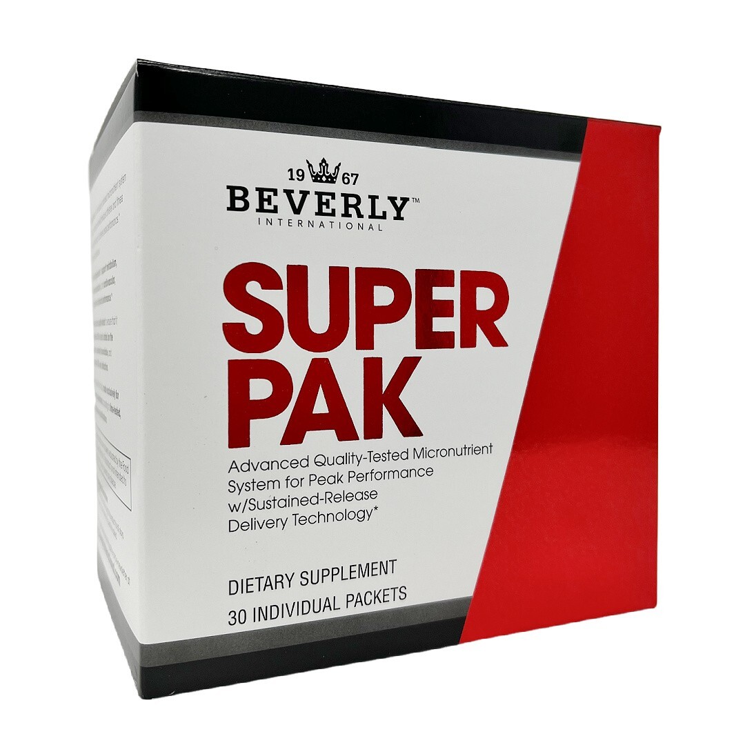 Beverly International Super Pak. 30 Paks. High-Potency Multivitamin Daily Pack