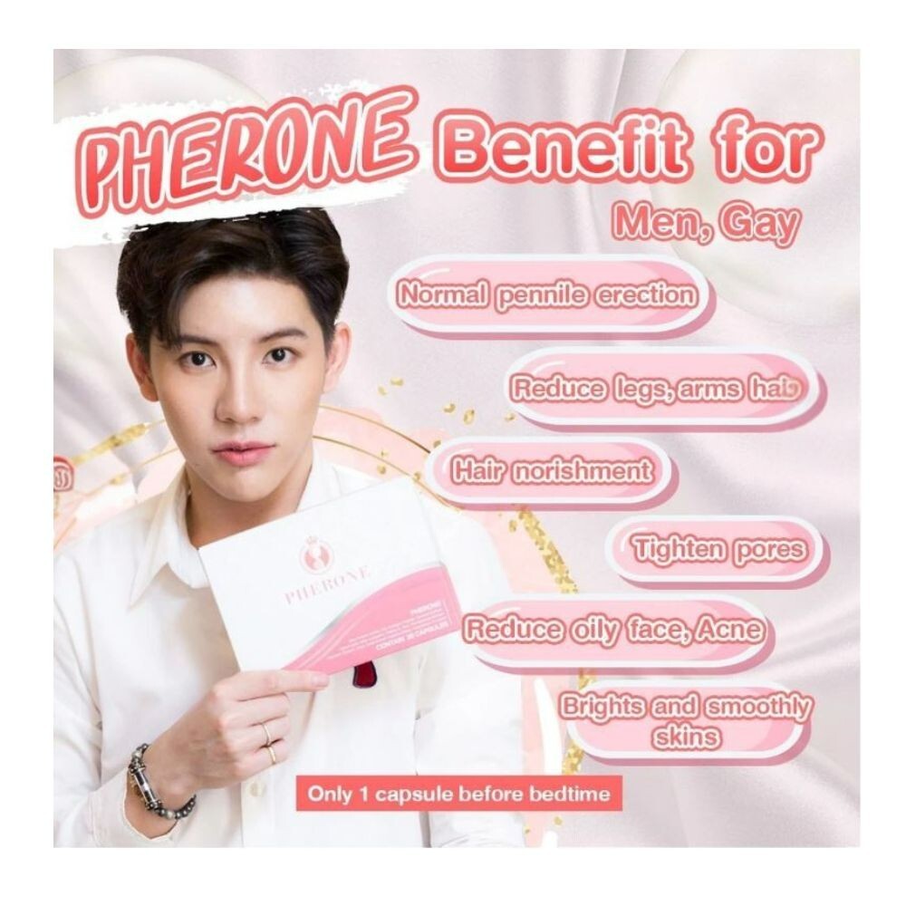 PHERONE PLUS 30 capsules skin supplement anti-aging Reduce Acne Clear skin aura