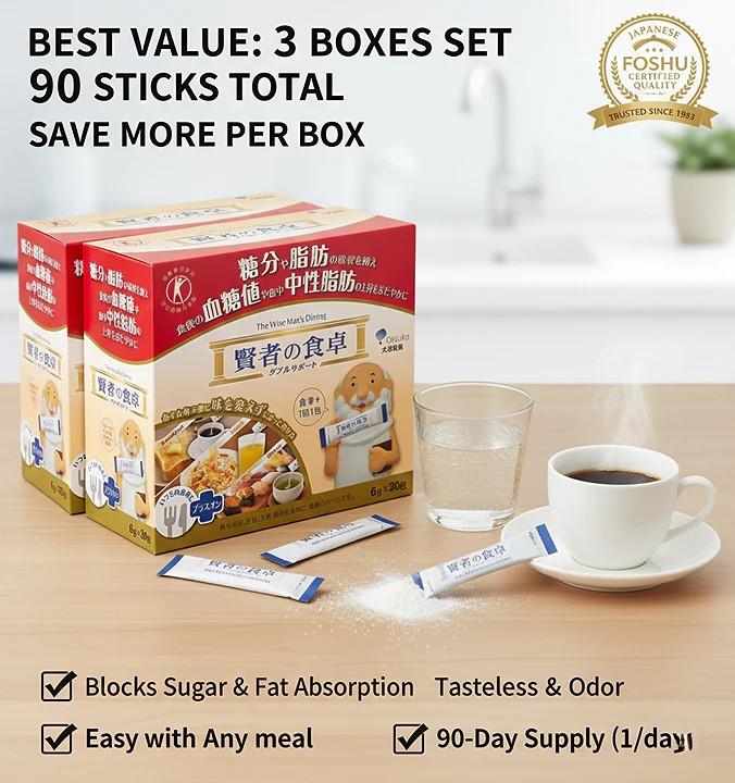 Otsuka Sage’s Dining Table 30pk x 3 Boxes (90pk) Blood Sugar & Fat Support Japan