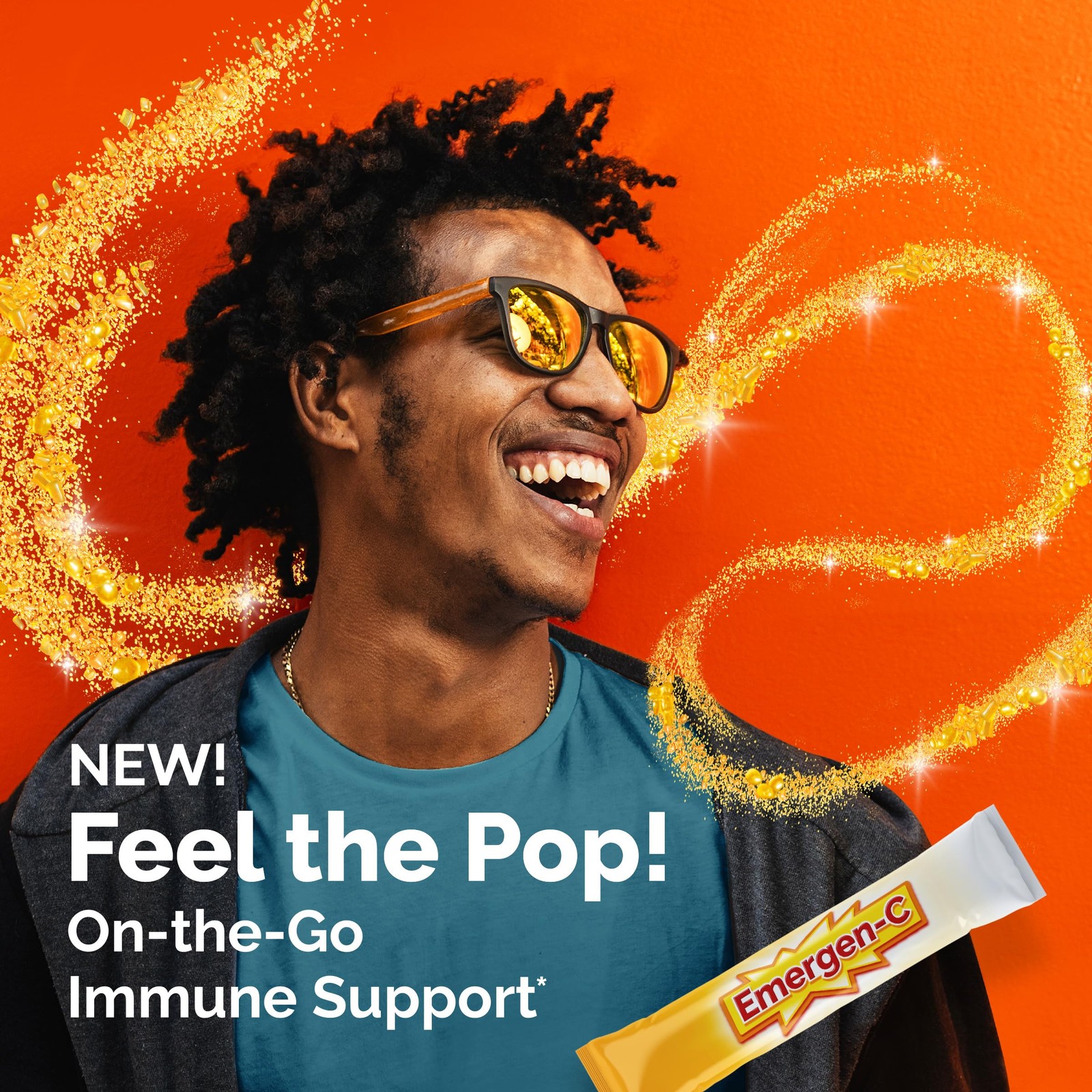 Emergen-C Crystals On-The-Go Emergen-C Immune Support Supplement Vitamin C B
