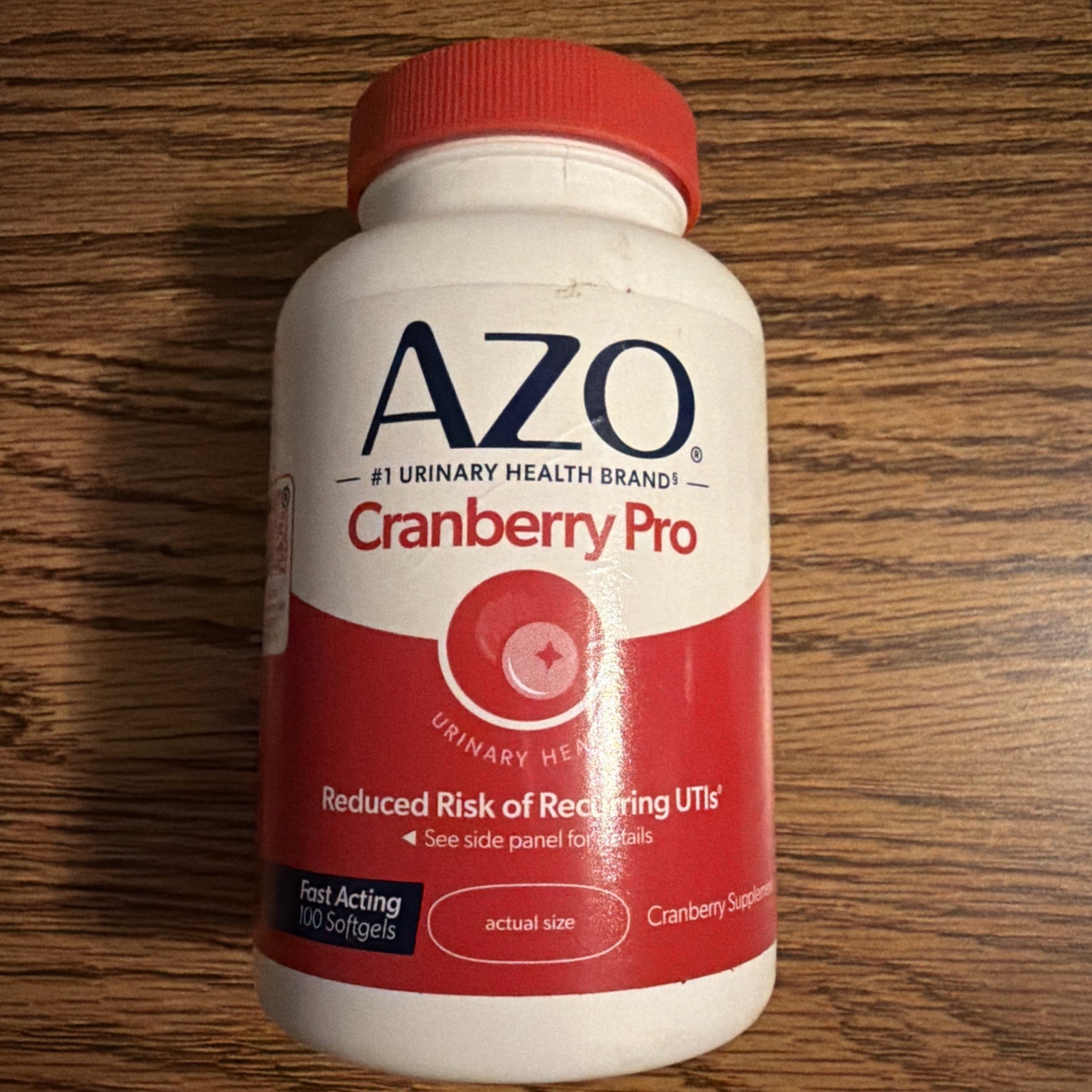 AZO Cranberry Softgels Maximum Strength 100ct -Exp 03/2028