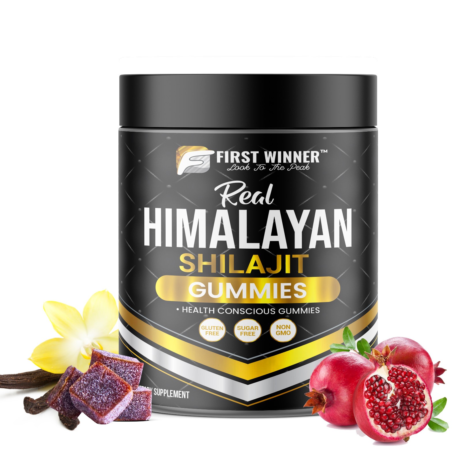 Real SHILAJIT Gummies | Organic Pomegrenate Oil Flavor, Buy 2 Get 1 Free Offer