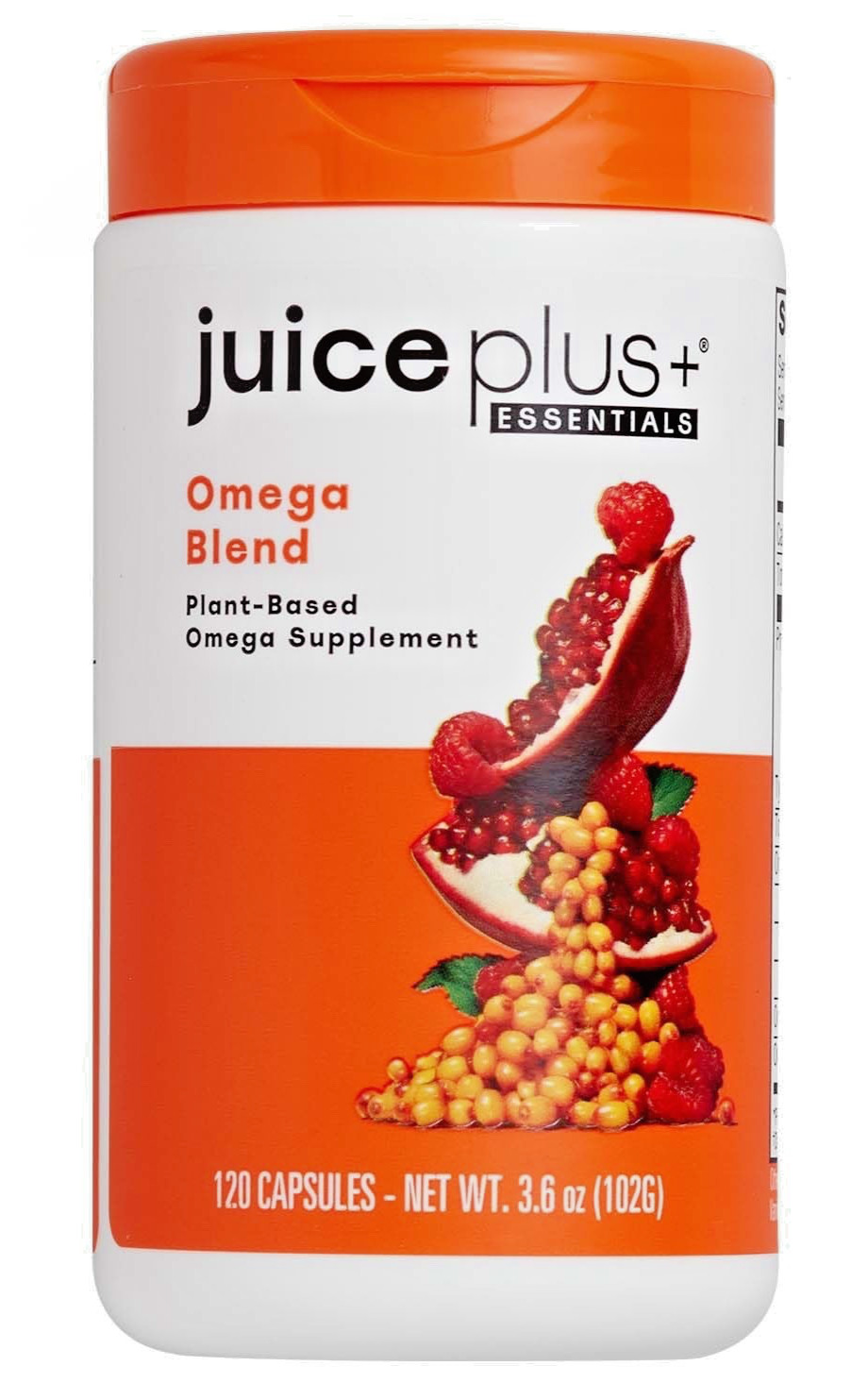 Juice Plus+ Essentials OMEGA BLEND Plant-Based Supplement (120 Capsules) – 01/27