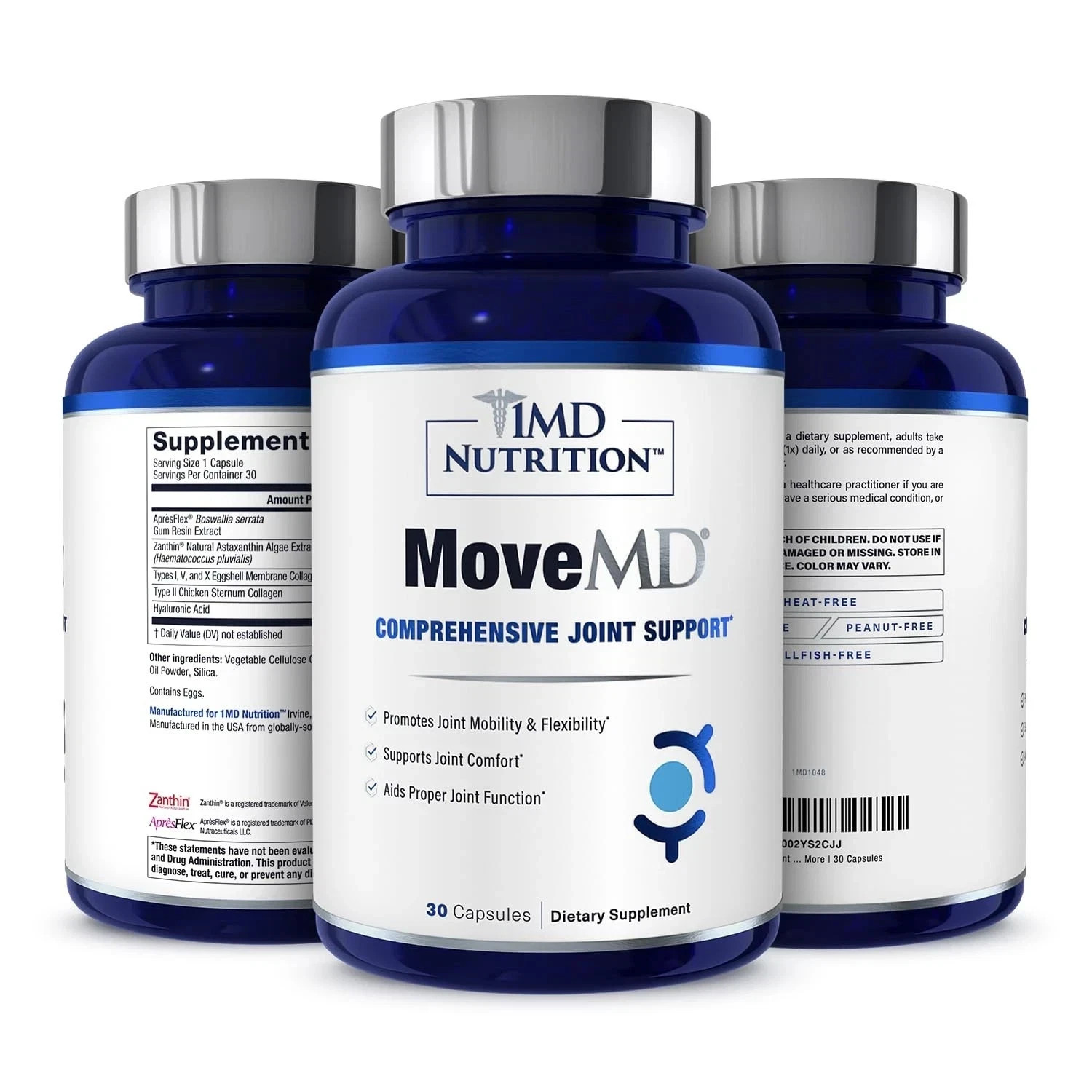 1MD Nutrition MoveMD – Health Supplement for Joint 30 Count (Pack of 1)