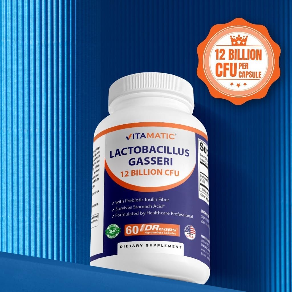 60 Count Lactobacillus Gasseri Capsules – Boost Digestive Health & Gut Balance