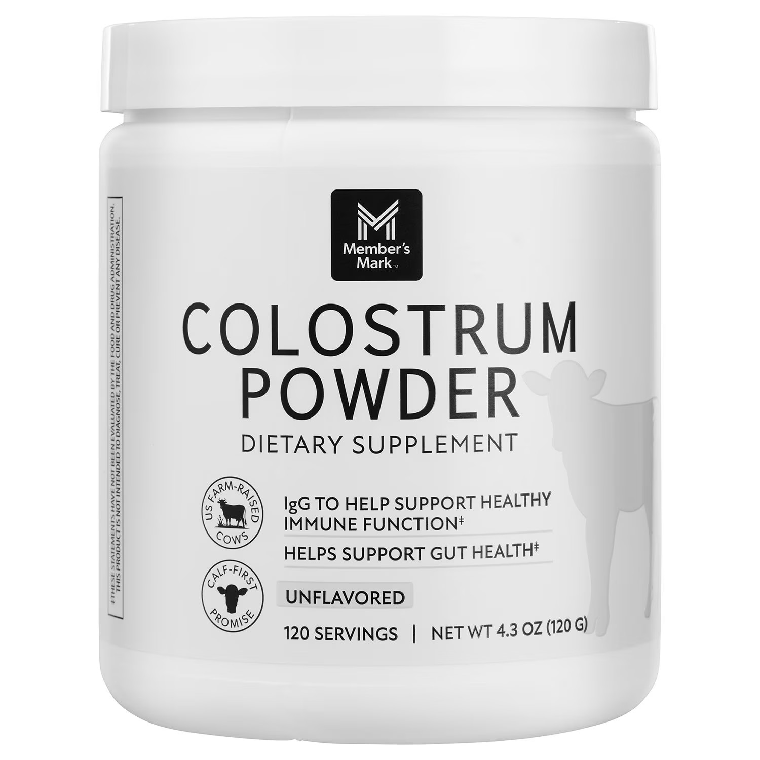 Member’s Mark Colostrum Powder, Unflavored, 120 g.