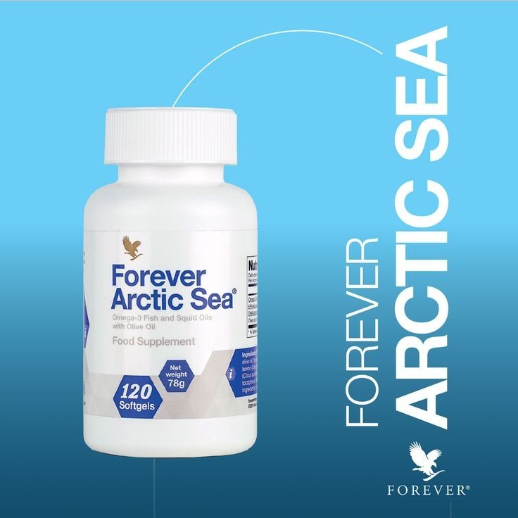 2 pack Forever Living Arctic Sea Omega 3 Softgel 60N with Fish Oil and Olive Oil