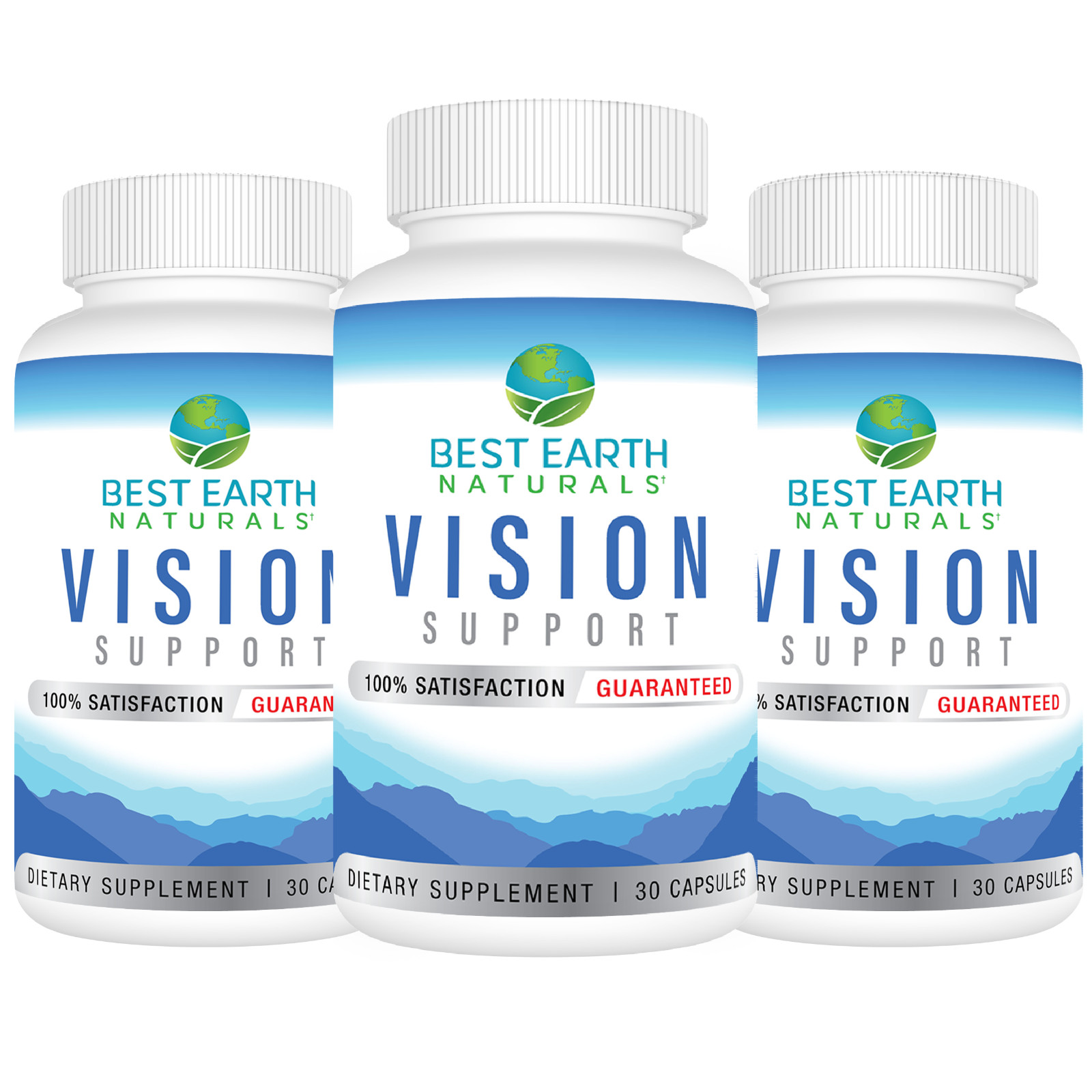 Vision Support Eye Vitamins – Lutein, Bilberry & Vitamin A – Buy 2 Get 1 Free