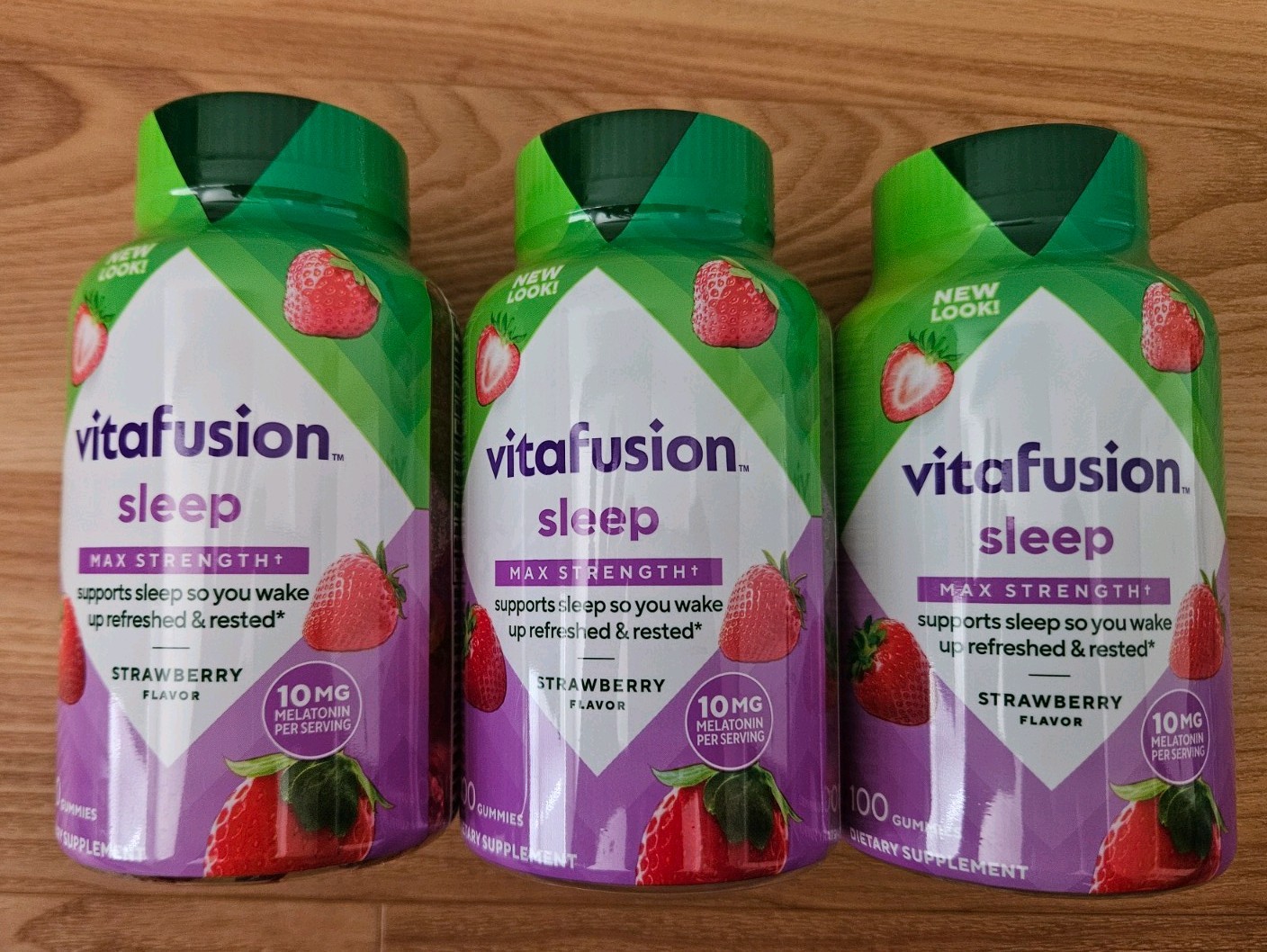 Vitafusion Max Strength Melatonin Gummies, 100ct
