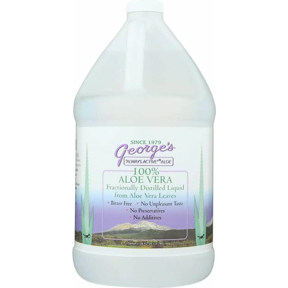 Warren Laboratories George’s 100% Aloe Vera Liquid 128 fl.oz
