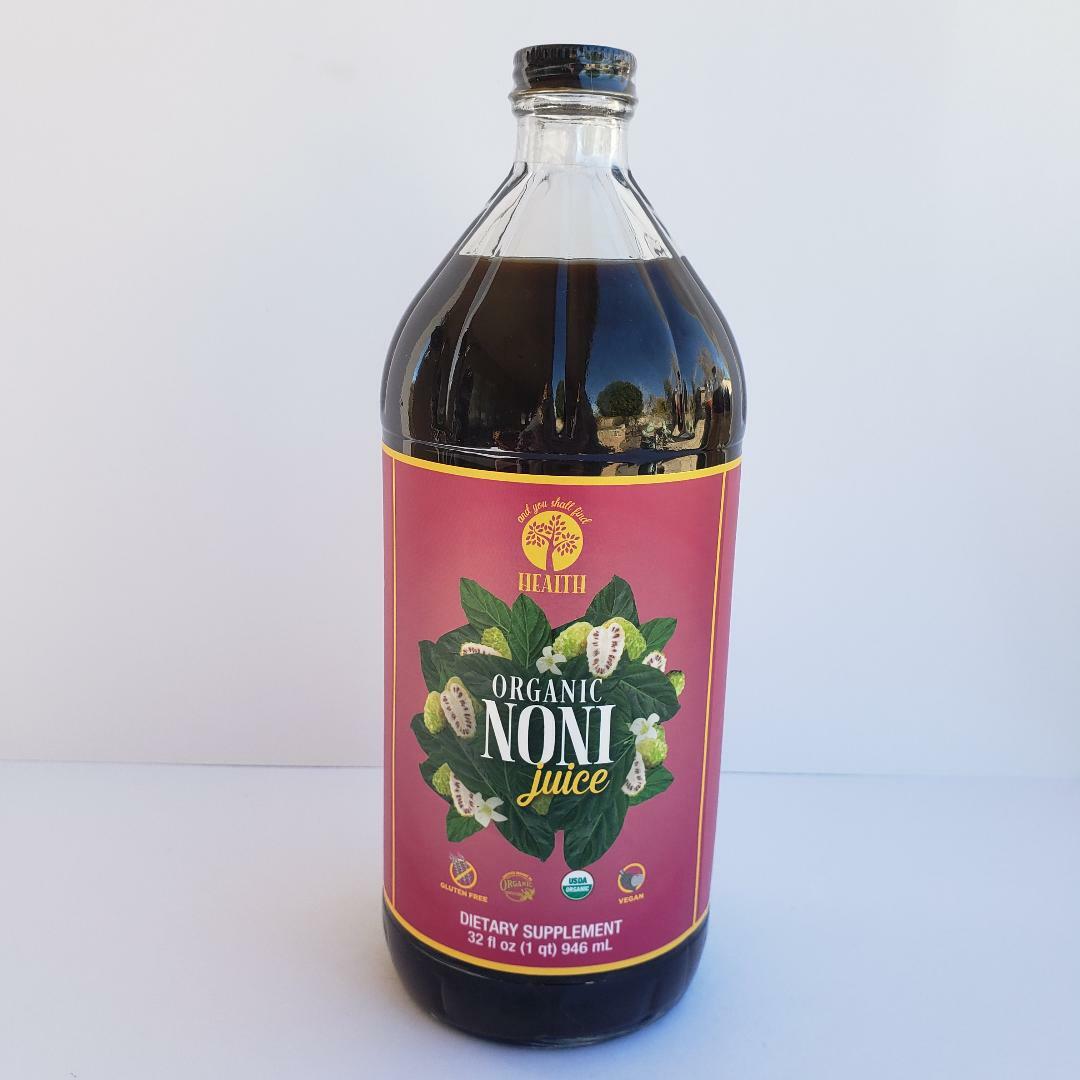 100 % ORGANIC Pure ONLY NONI Super Juice Morinda Puree 32oz GLASS Bottle 30g per