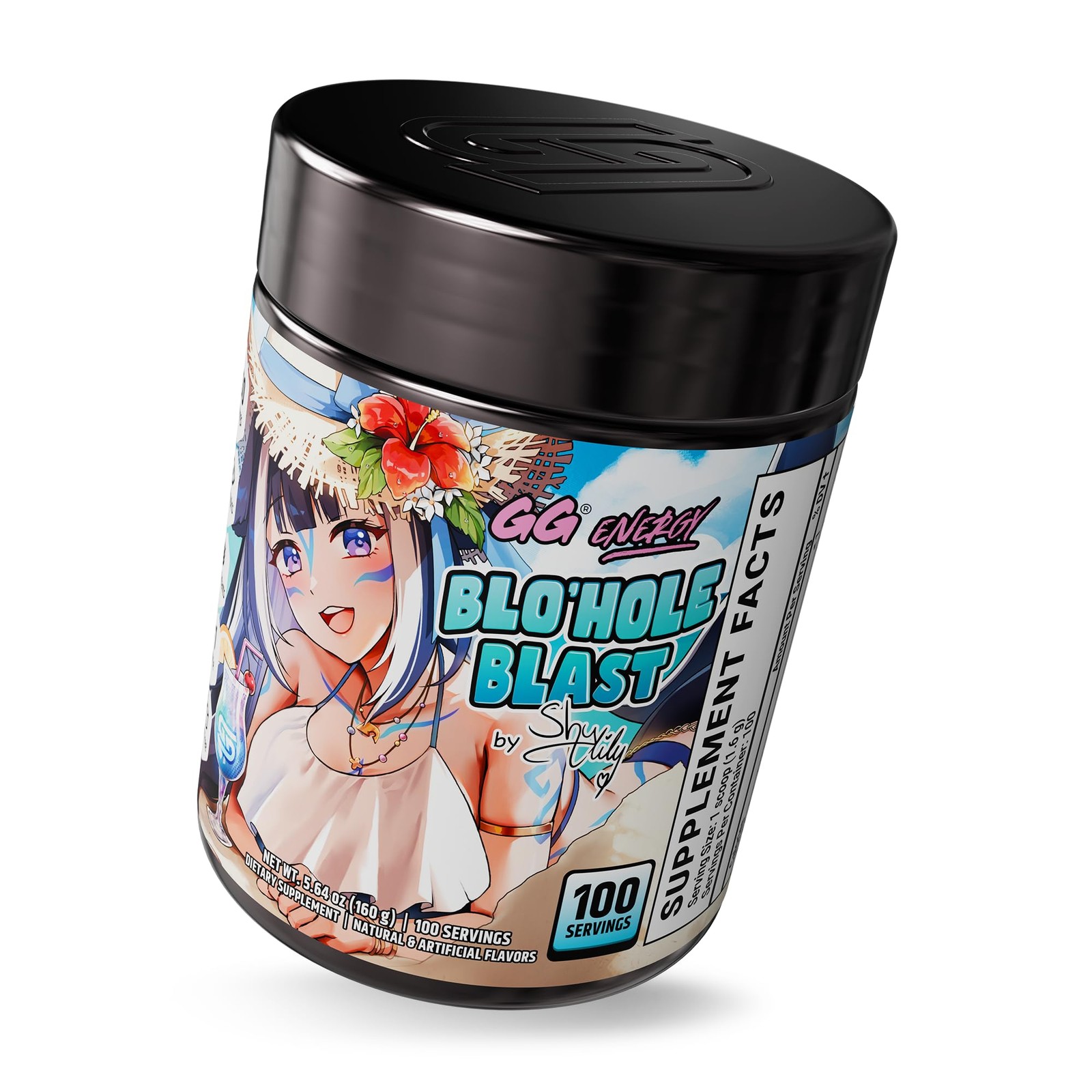 Gamer Supps GG Energy Blo’hole Blast 100 Serv Keto Nootropic Sugar-Free