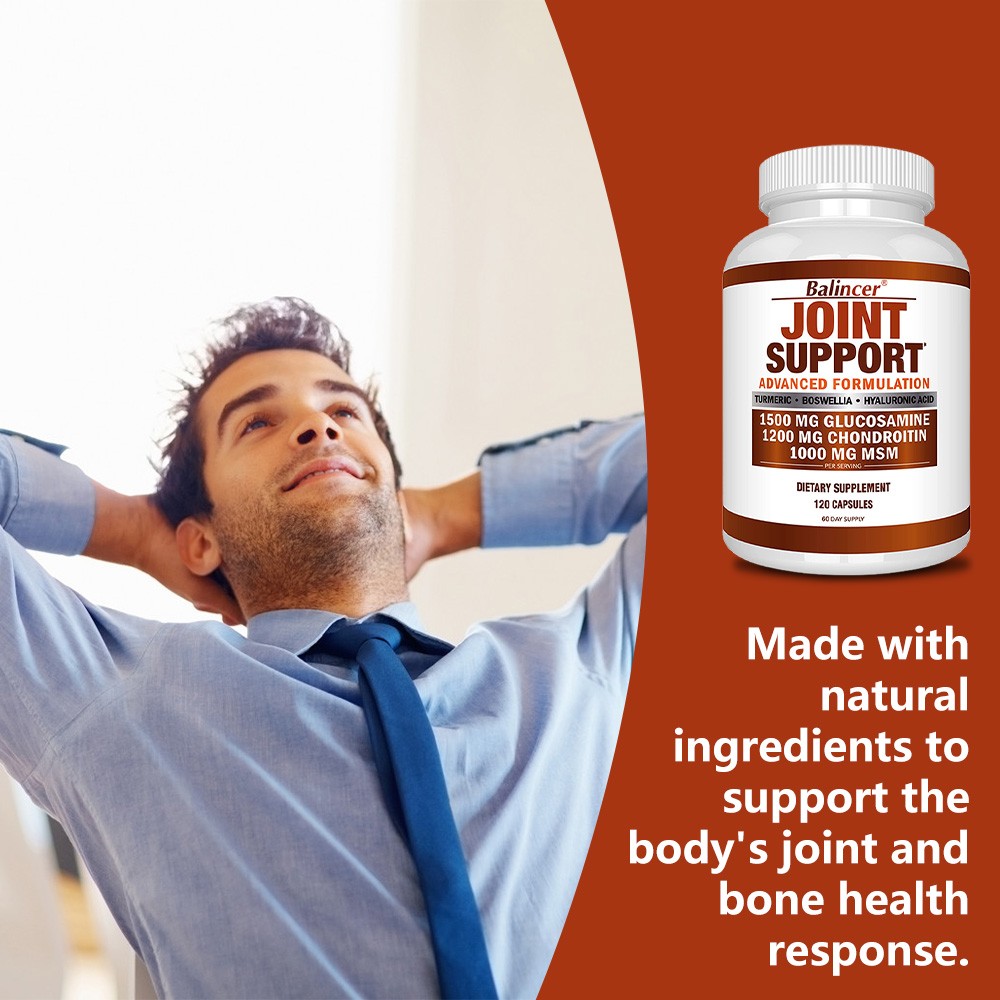 Glucosamine Chondroitin Turmeric MSM Bone Joint Flexibility Mobility 120 Capsule