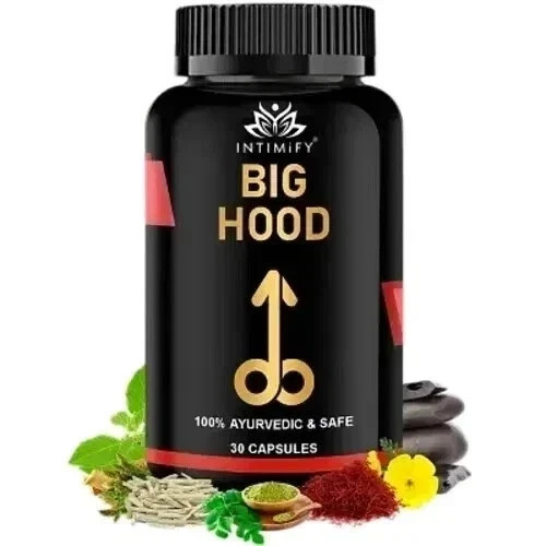 Natural Ayurvedic Big Hood capsule for long penis size 30 Caps | Pack of 1