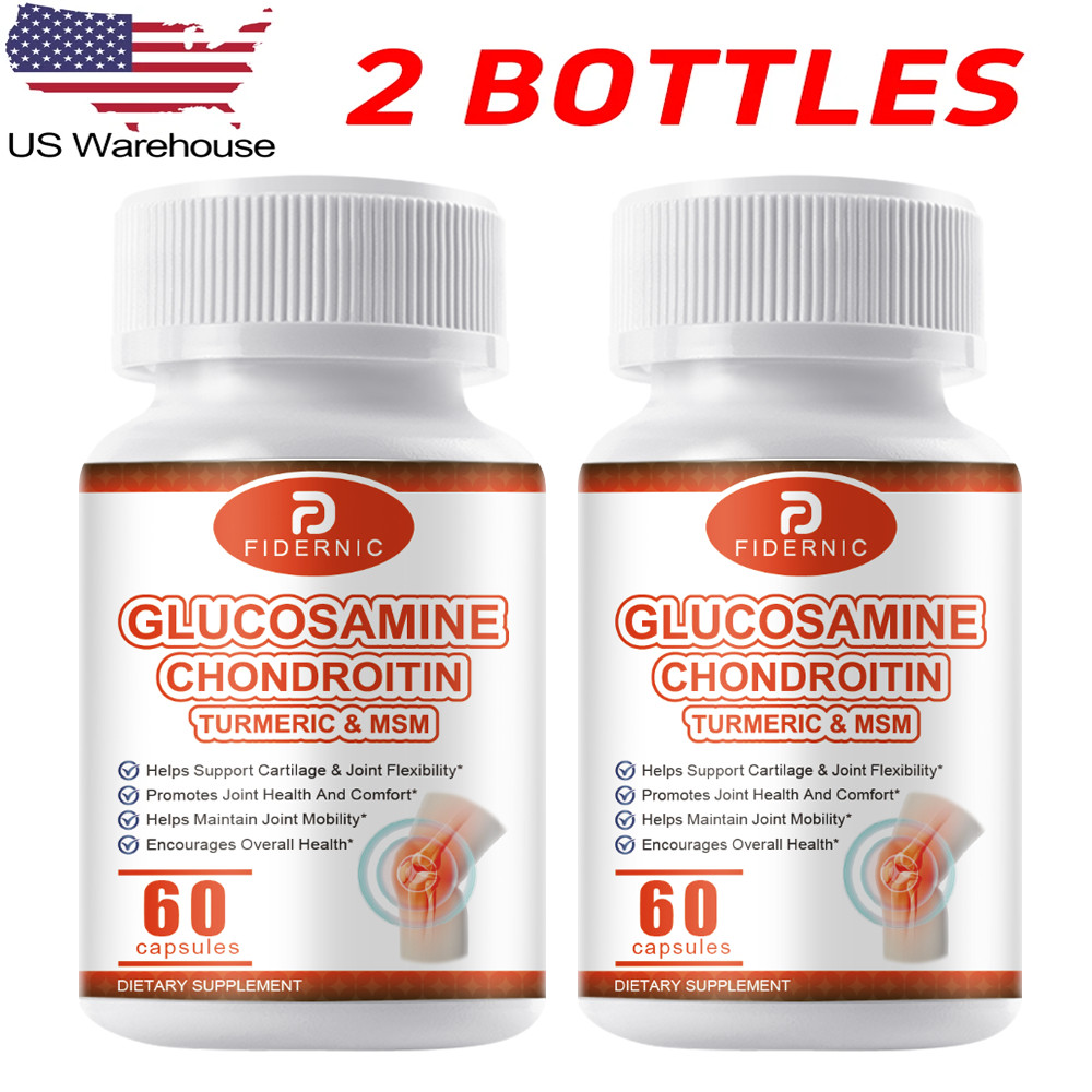 Glucosamine Chondroitin Turmeric MSM Joint Flexibility Cartilage Care 120 Pills