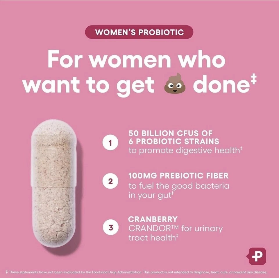 Physician’s Choice Women’s Probiotic – 50 Billion CFU – Organic Prebiotic