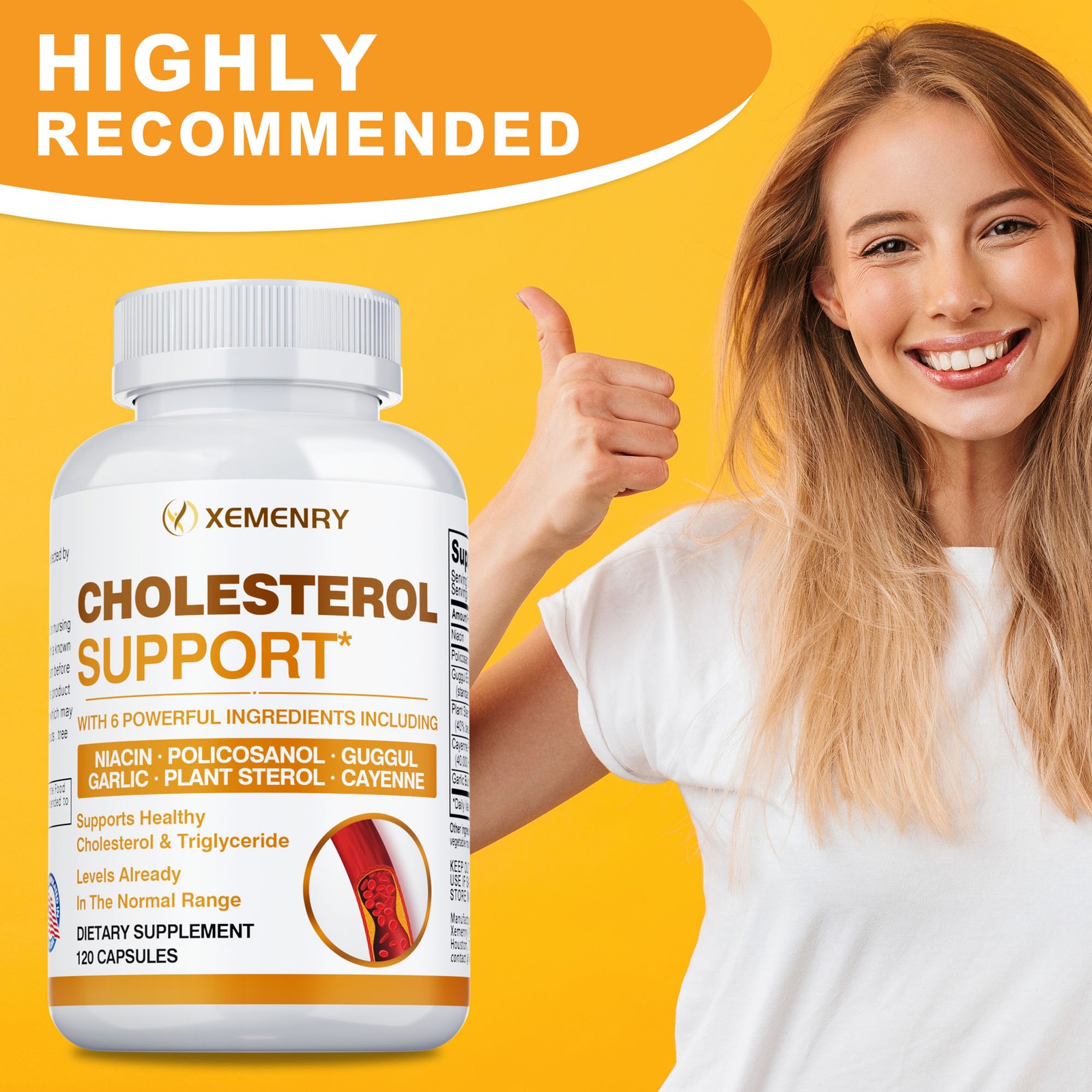 Cholesterol Support – Balance Cholesterol Supplement High Cholesterol Lowering