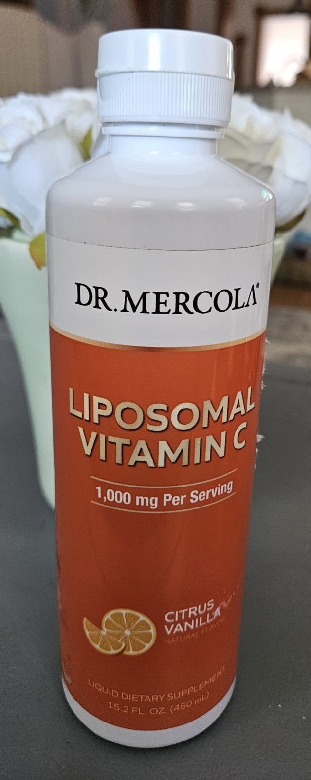 Dr. Mercola Liquid Liposomal Vitamin C, Citrus Vanilla 15.2 fl oz