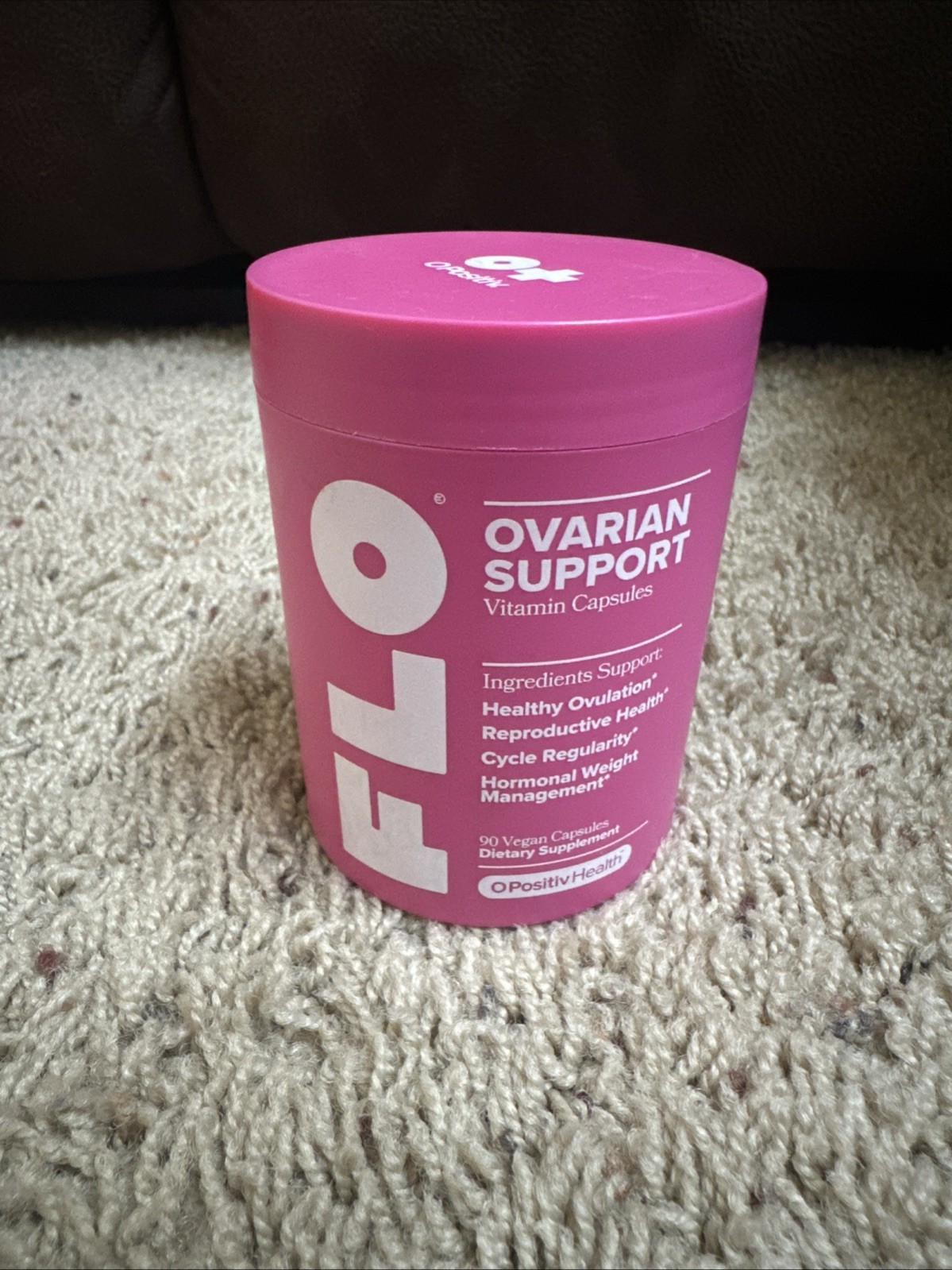 FLO Ovarian Support Vitamin 90 Vegan Capsules Dietary Supplement Hormone Balance