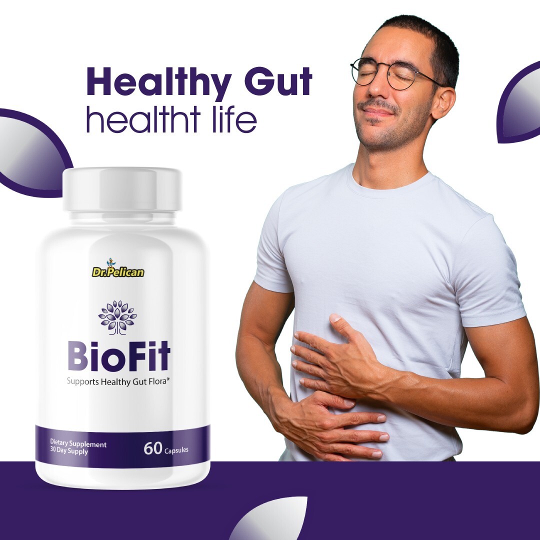BioFit-Gut & Digestive Support- 2 Bottles- 120 Capsules