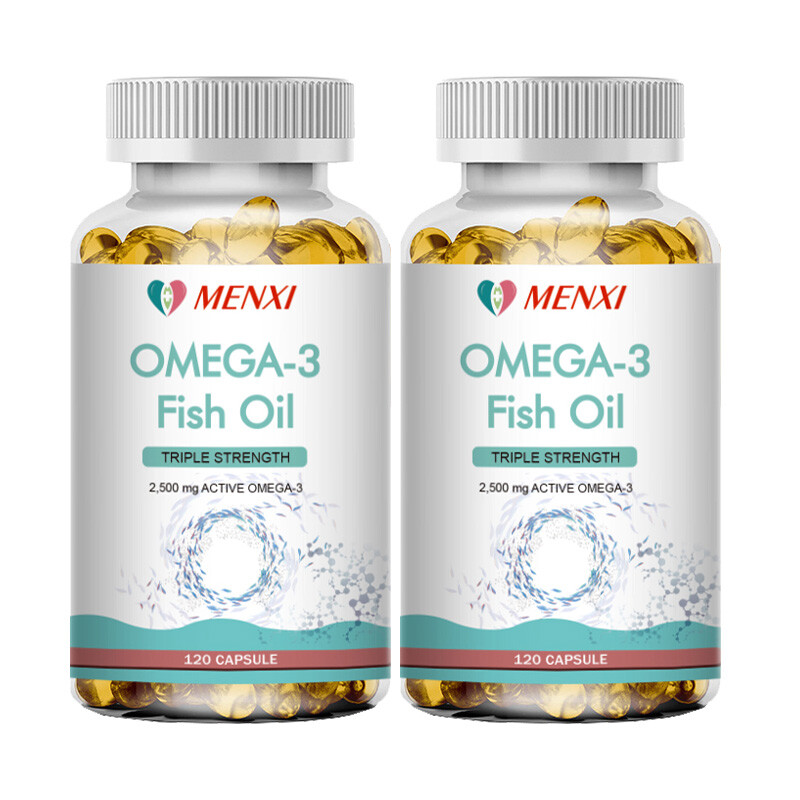 2X Omega 3 Fish Oil Capsules Triple Strength Joint Support 3600 mg EPA & DHA