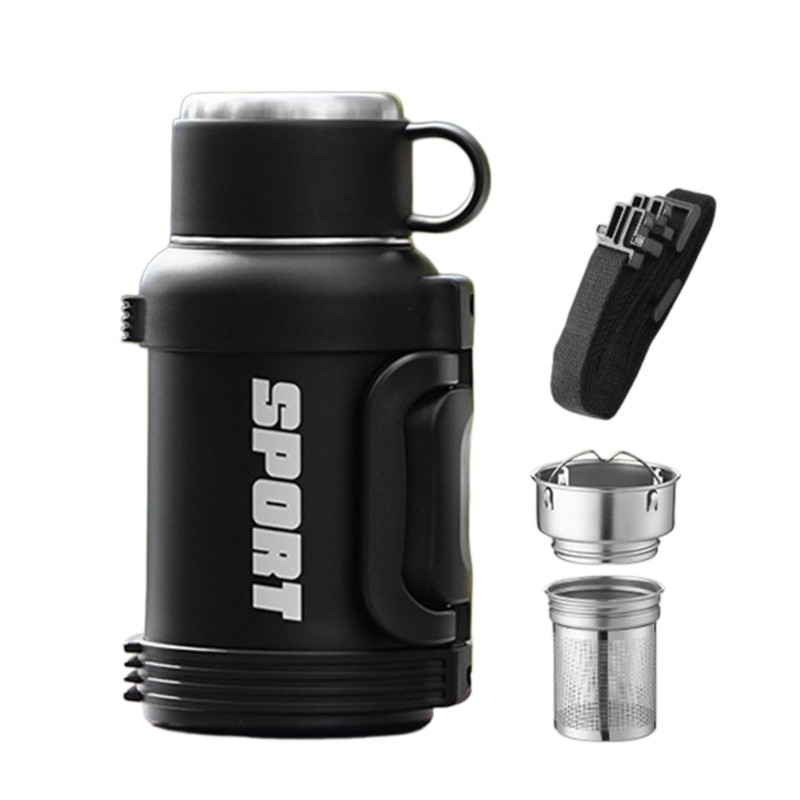 Outdoor Water Flasks Keeps Beverages Hot or Cold Stainless Steel for Hiking