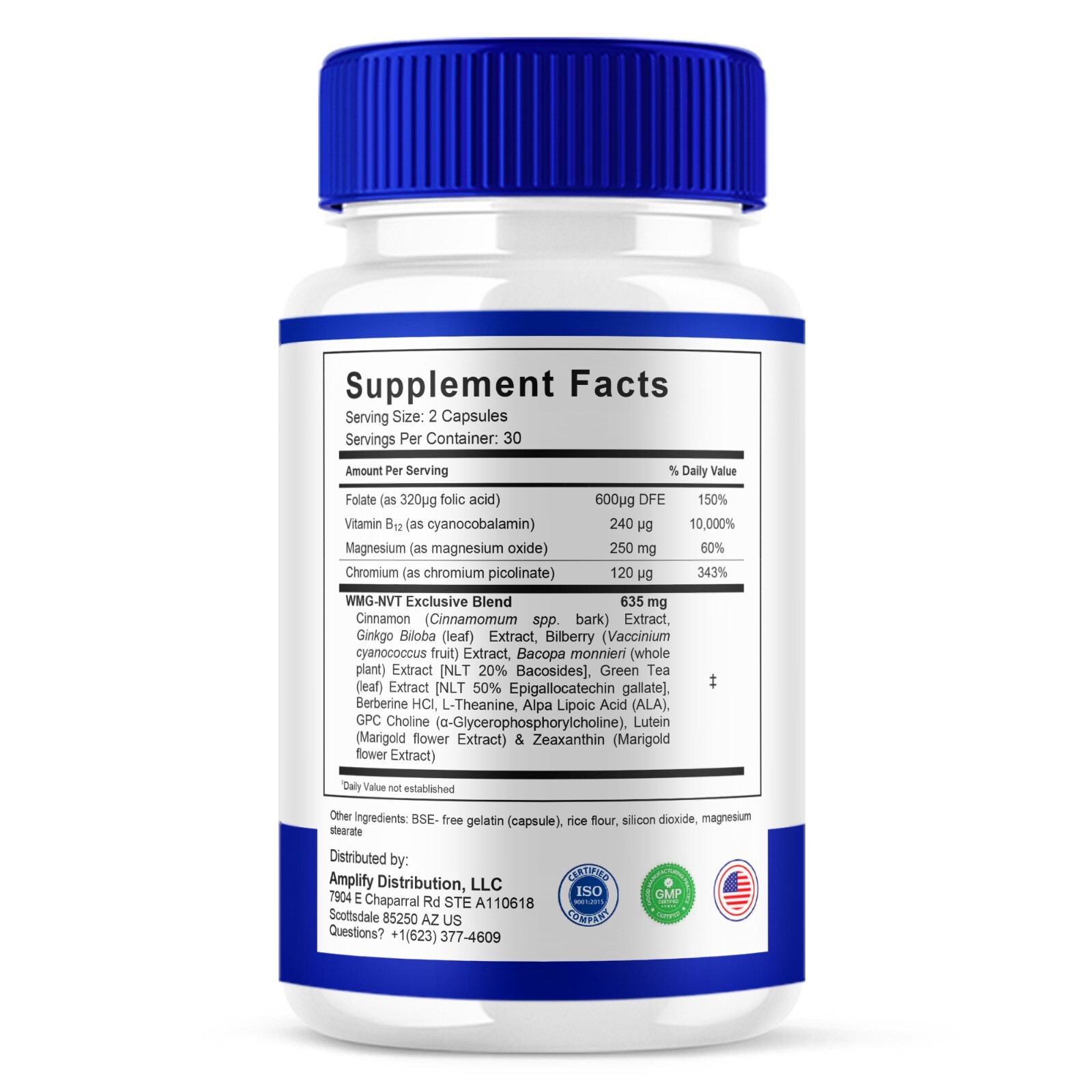 (5 Pack) NeuroClean Nootropic Capsules, NeuroClean Advanced Pills (300 Capsules)