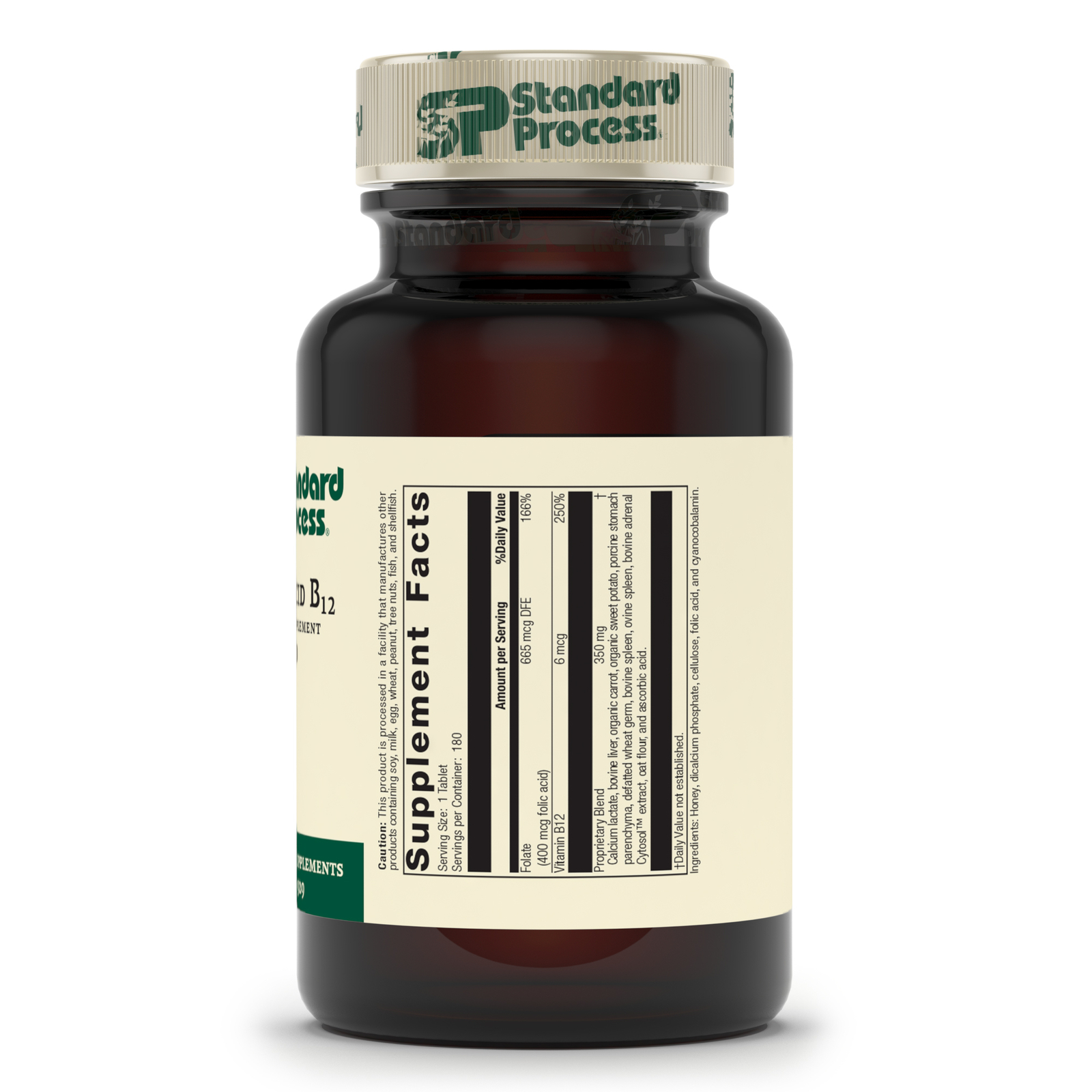 Standard Process – Folic Acid B12 – 180 Tablets