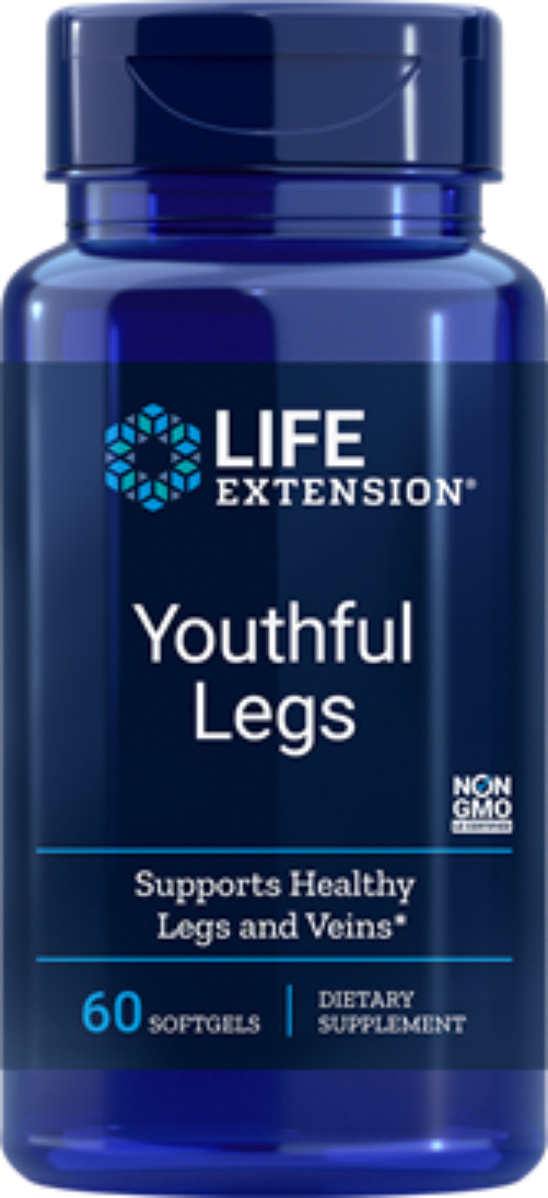 Life Extension Youthful Legs – 60 Softgels each – Newest Expiration!