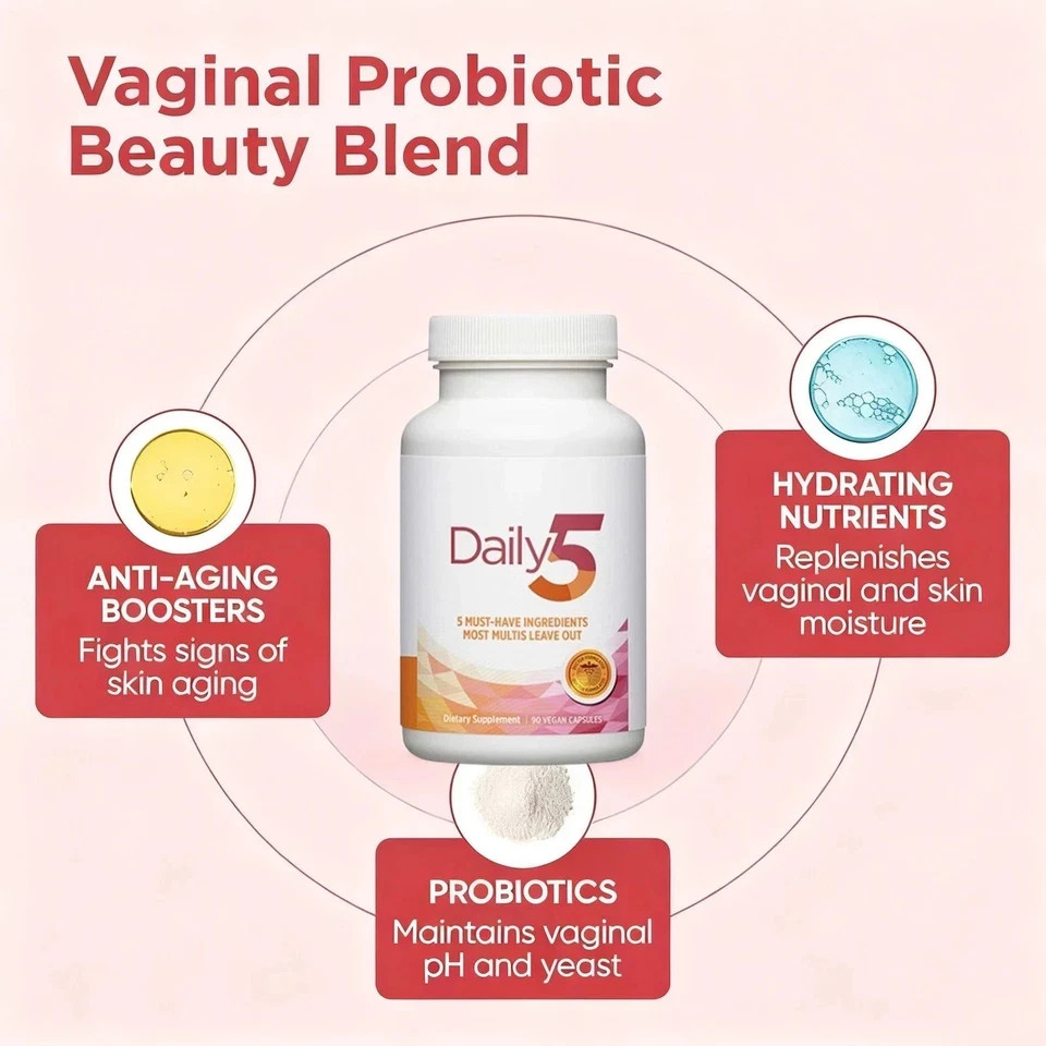 3PACK Doctors’ Preferred Daily5 90 Vegan Capsule Supplement Pills Dietary